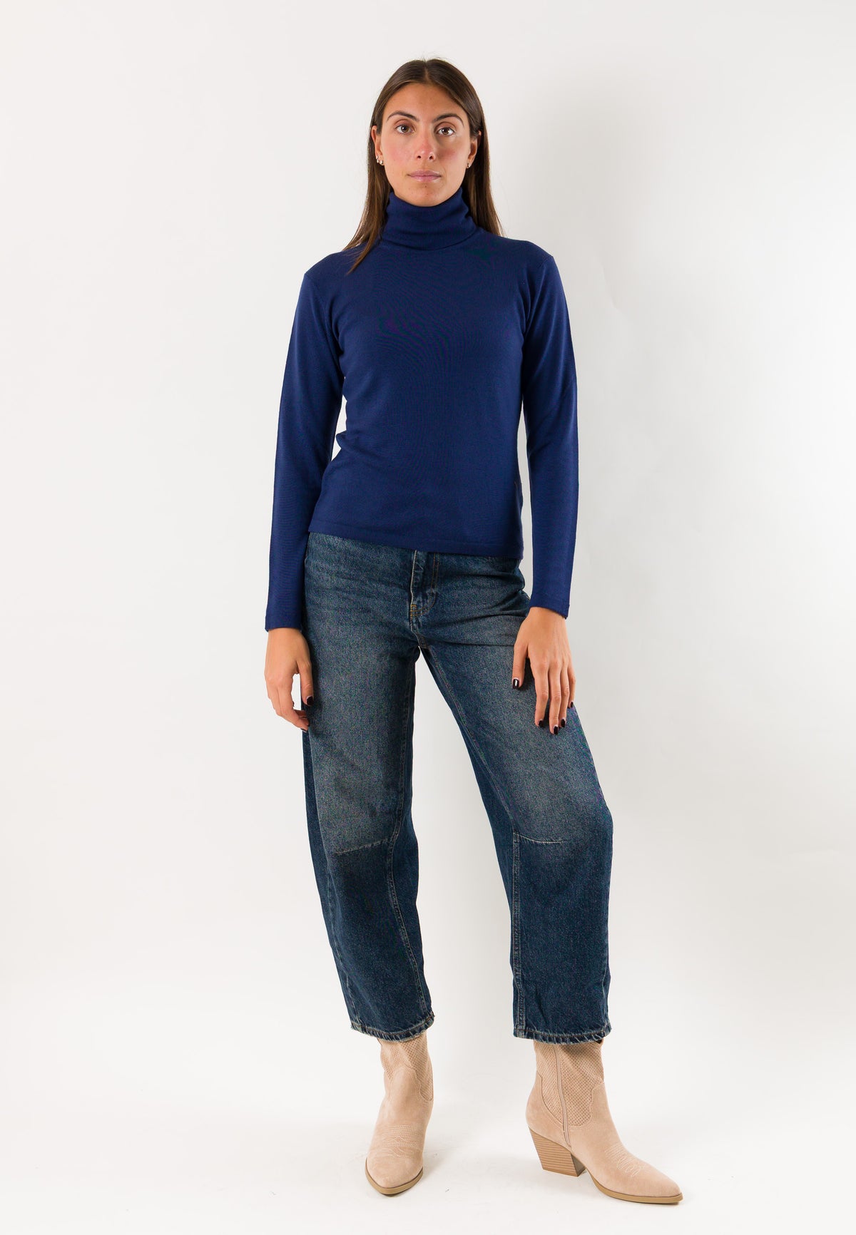 Mesange Z9063 dolcevita lana merino