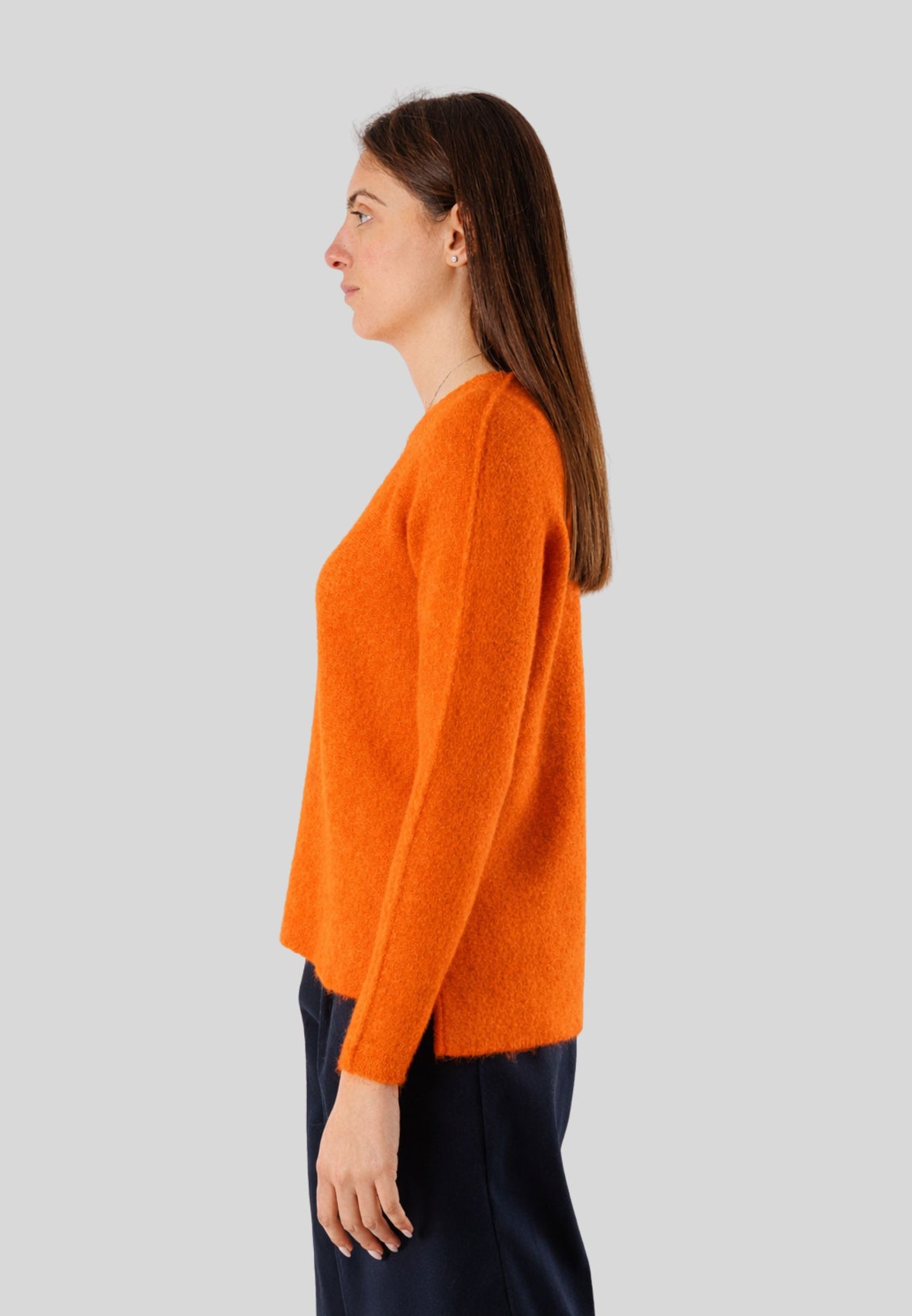 maglia scollo barca con spacchi FA121N