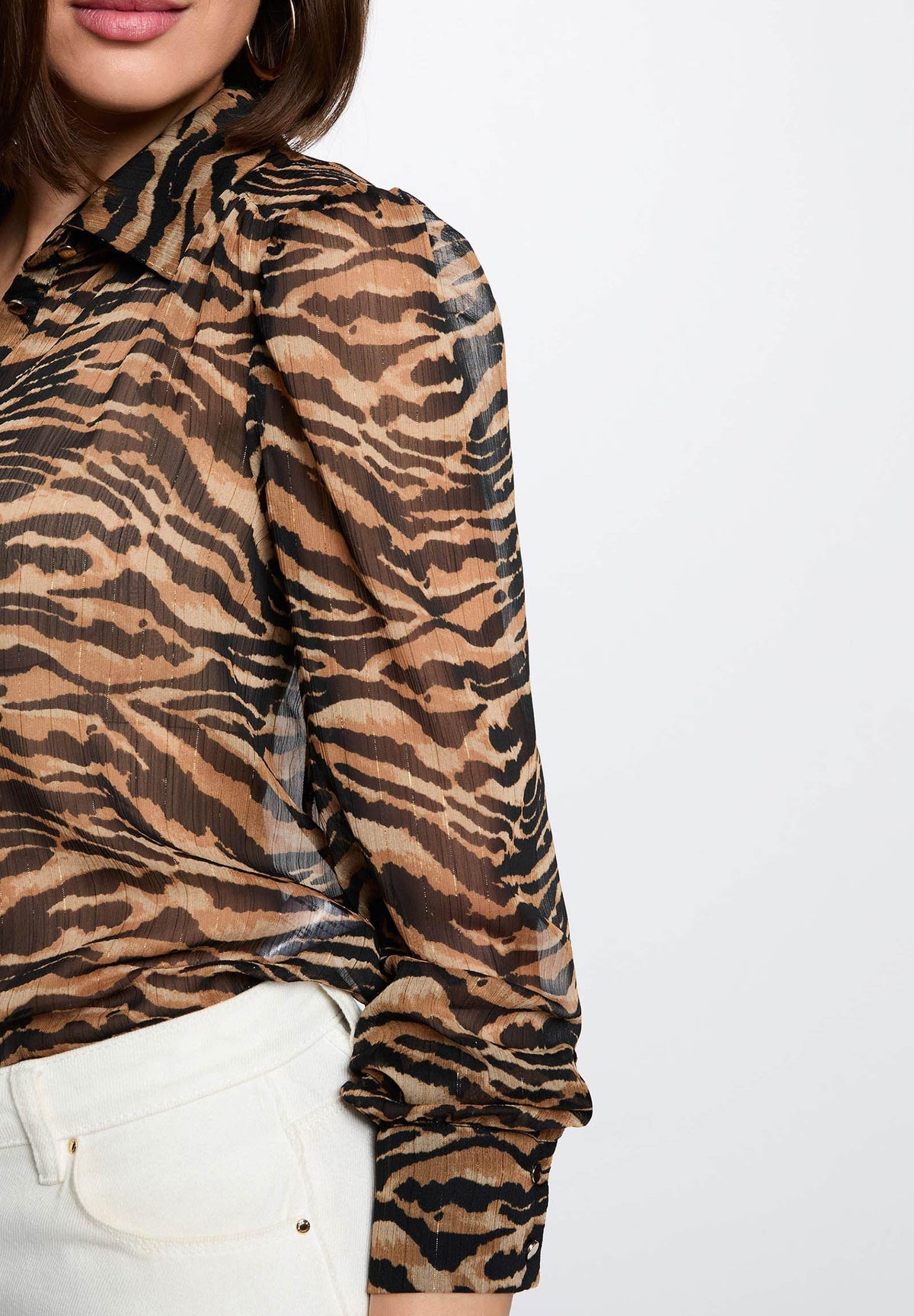 Camicia fantasia animalier CAHEL ( TAGLIE FRANCESI )