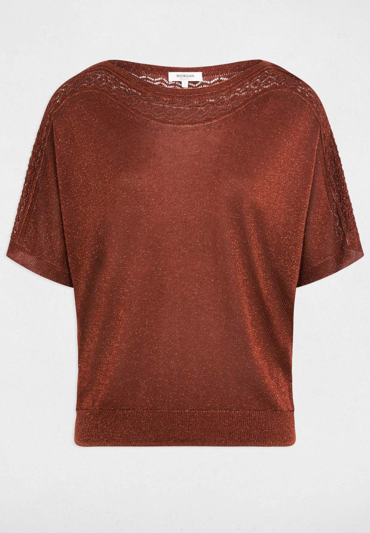 MORGAN DE TOI Women's Sweater COGNAC BROWN