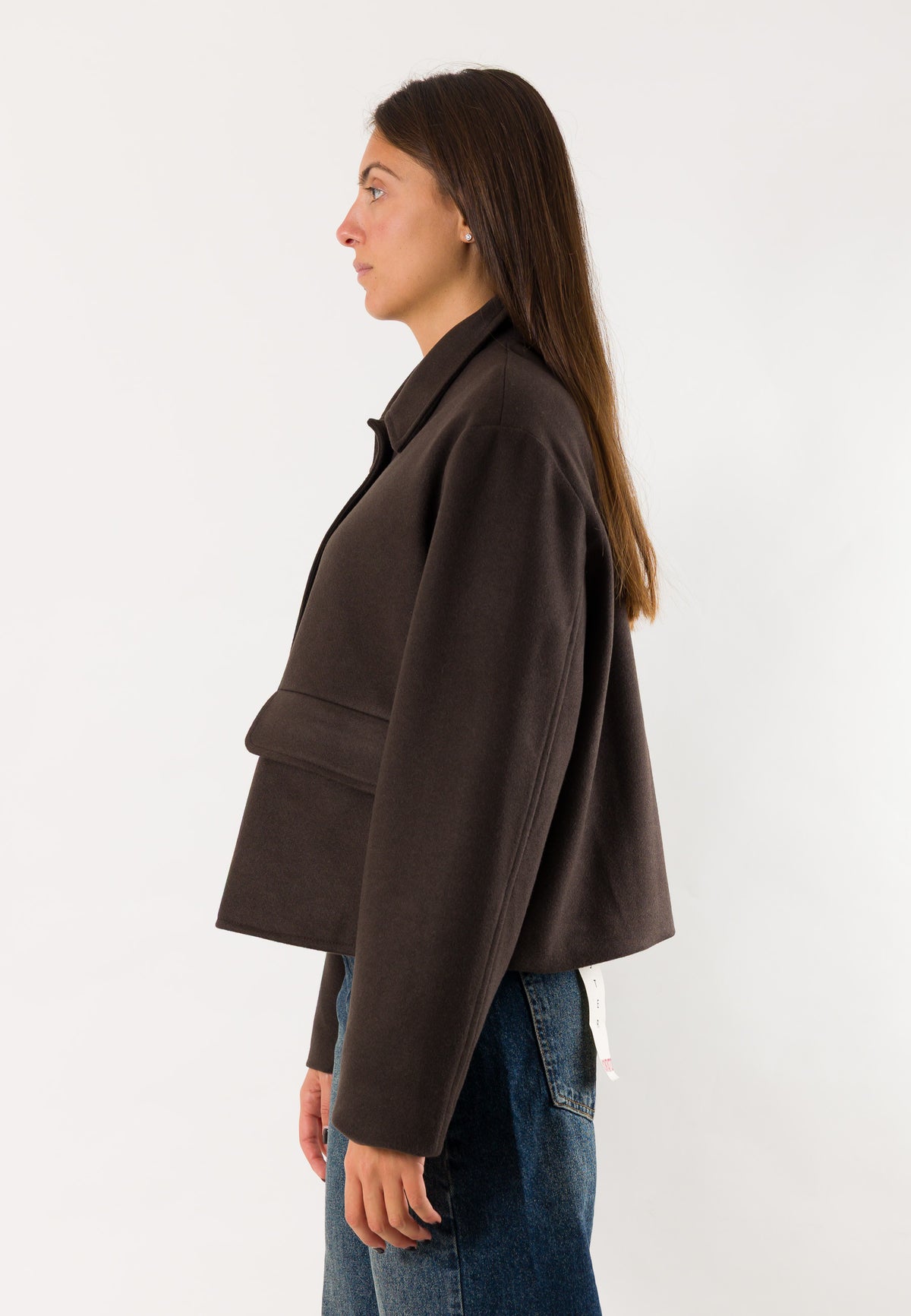 Mesange AI26616 giaccone corto oversize