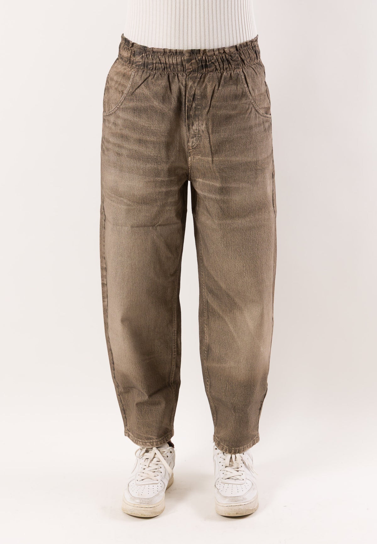 Deha D52385 pantaloni denim print