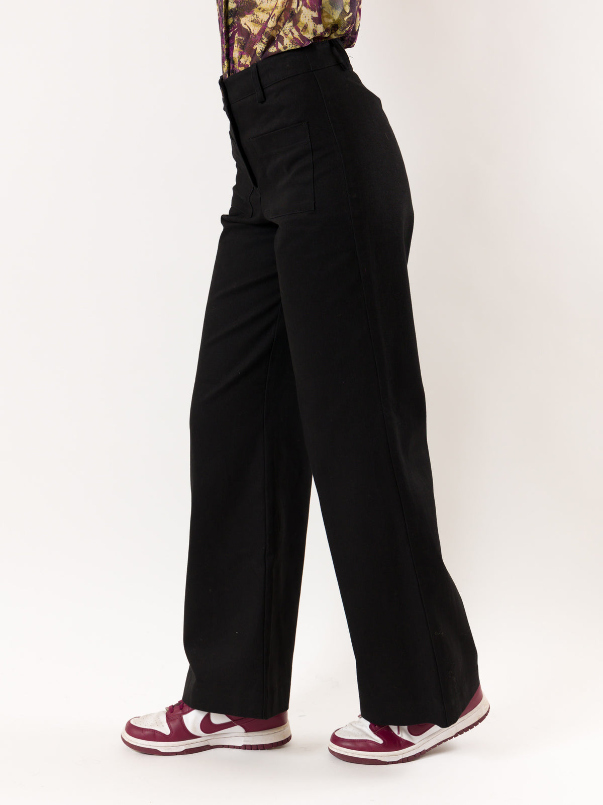 MESANGE Women's Trousers Black