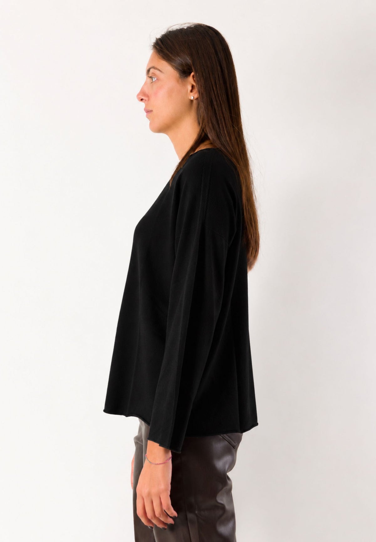 Maglia ampia scollo a barca 3M1701