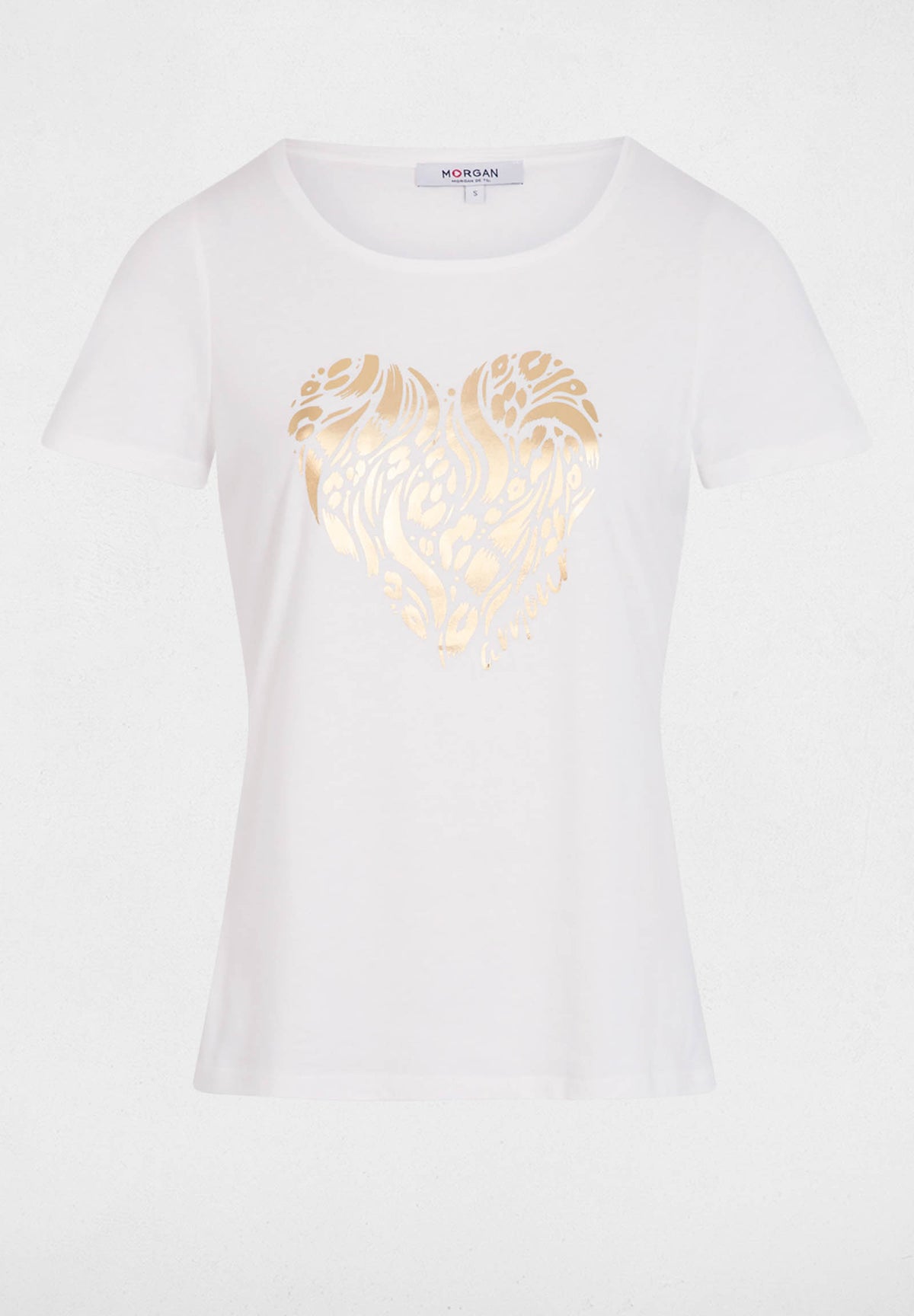 T-shirt con grafica cuore DINOU