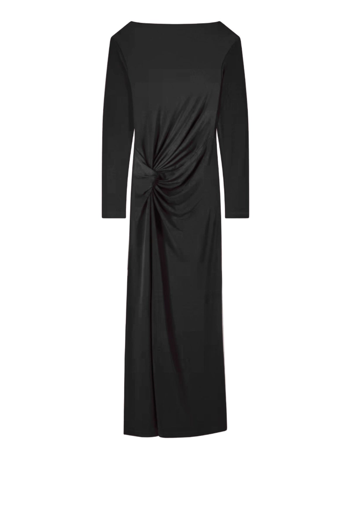 Abito lungoin tessuto elasticizzato con drappeggio 2A2963
