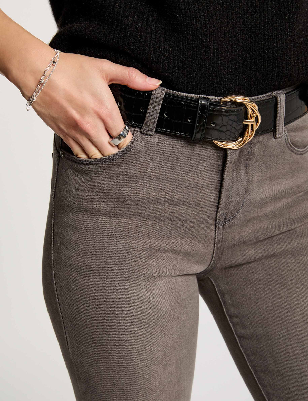 Jeans slim fit POM.P ( TAGLIE FRANCESI )