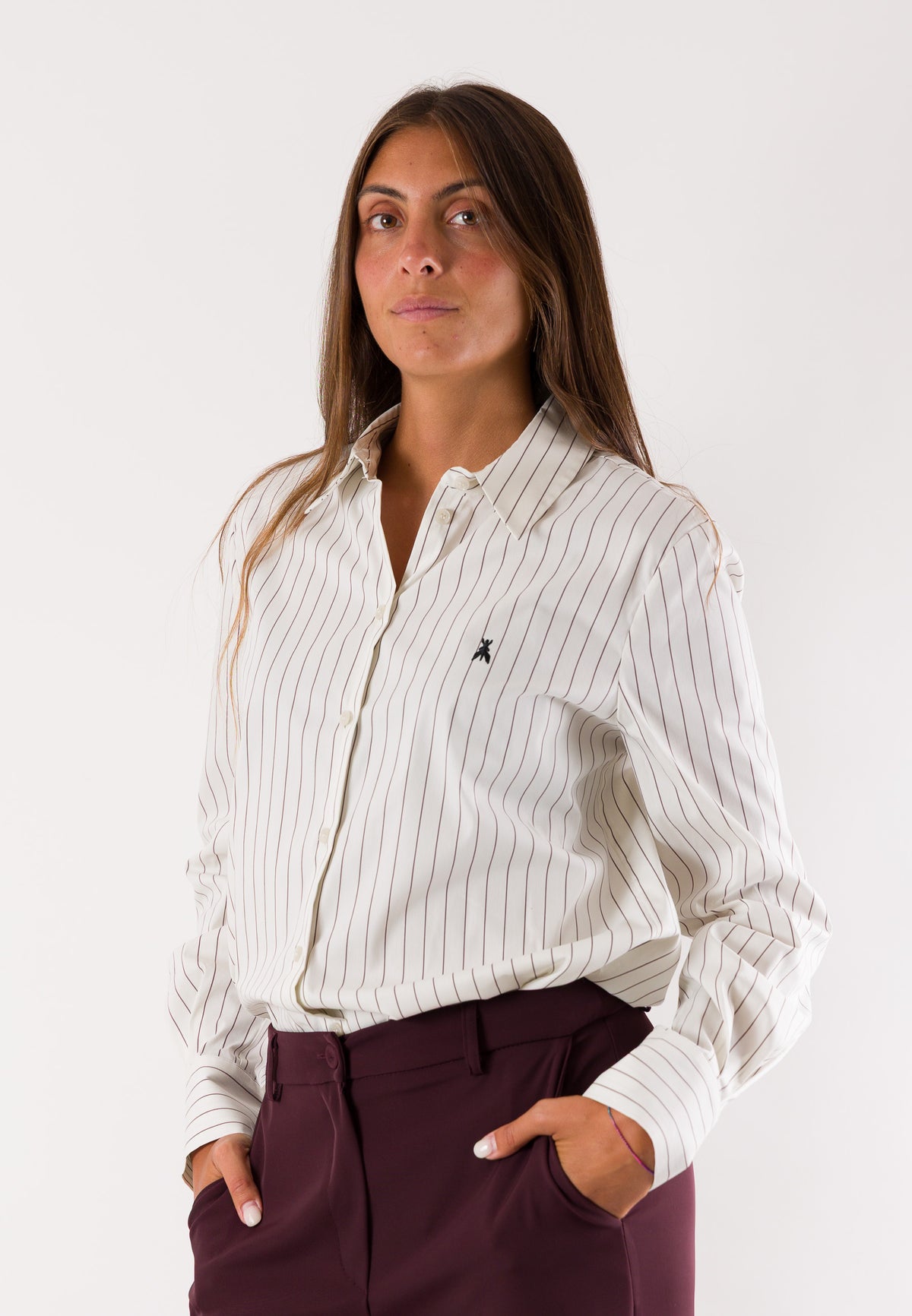 Camicia righe Patrizia Pepe 8C0339C0254