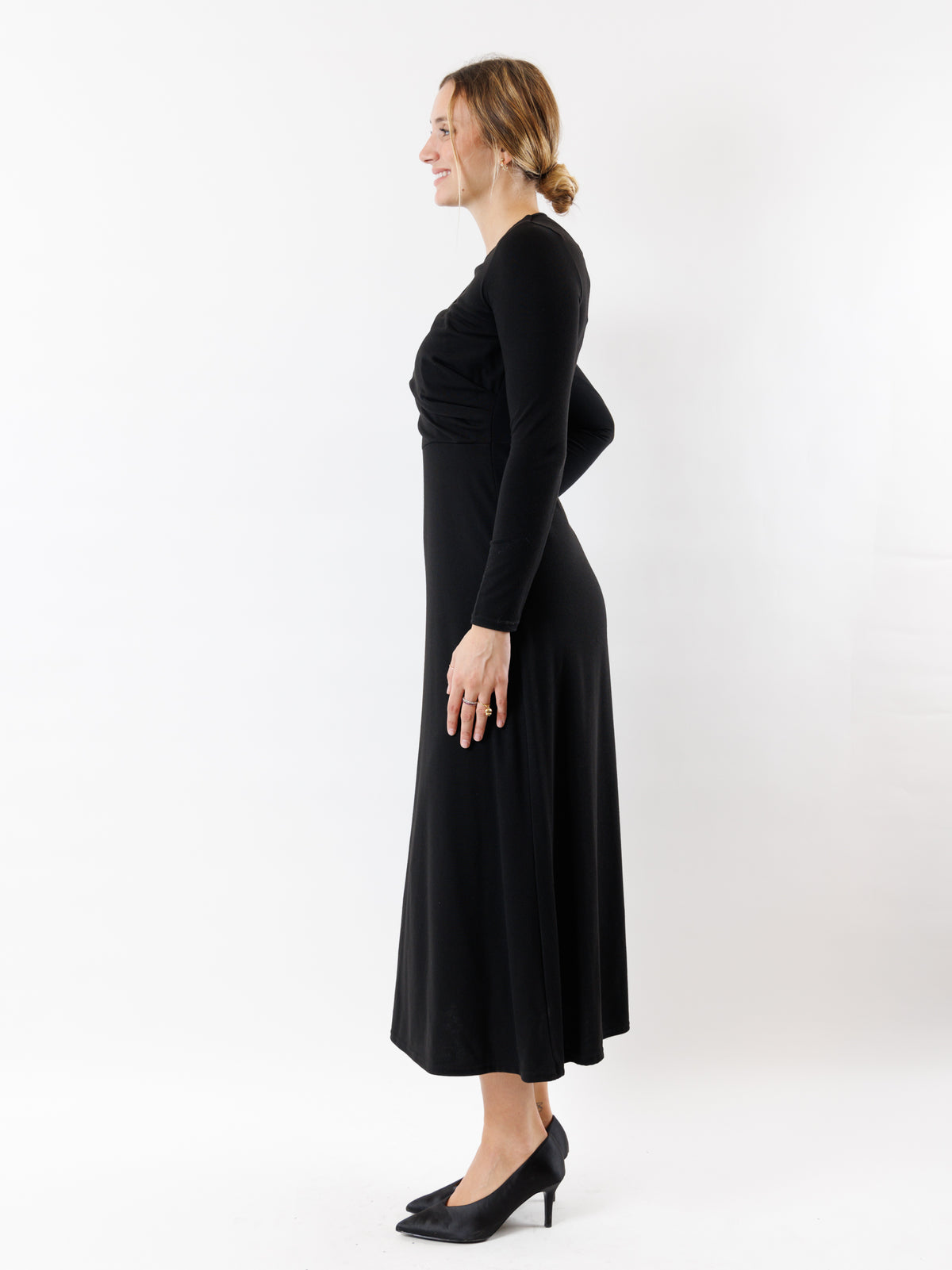 MESANGE Women's Black Dress