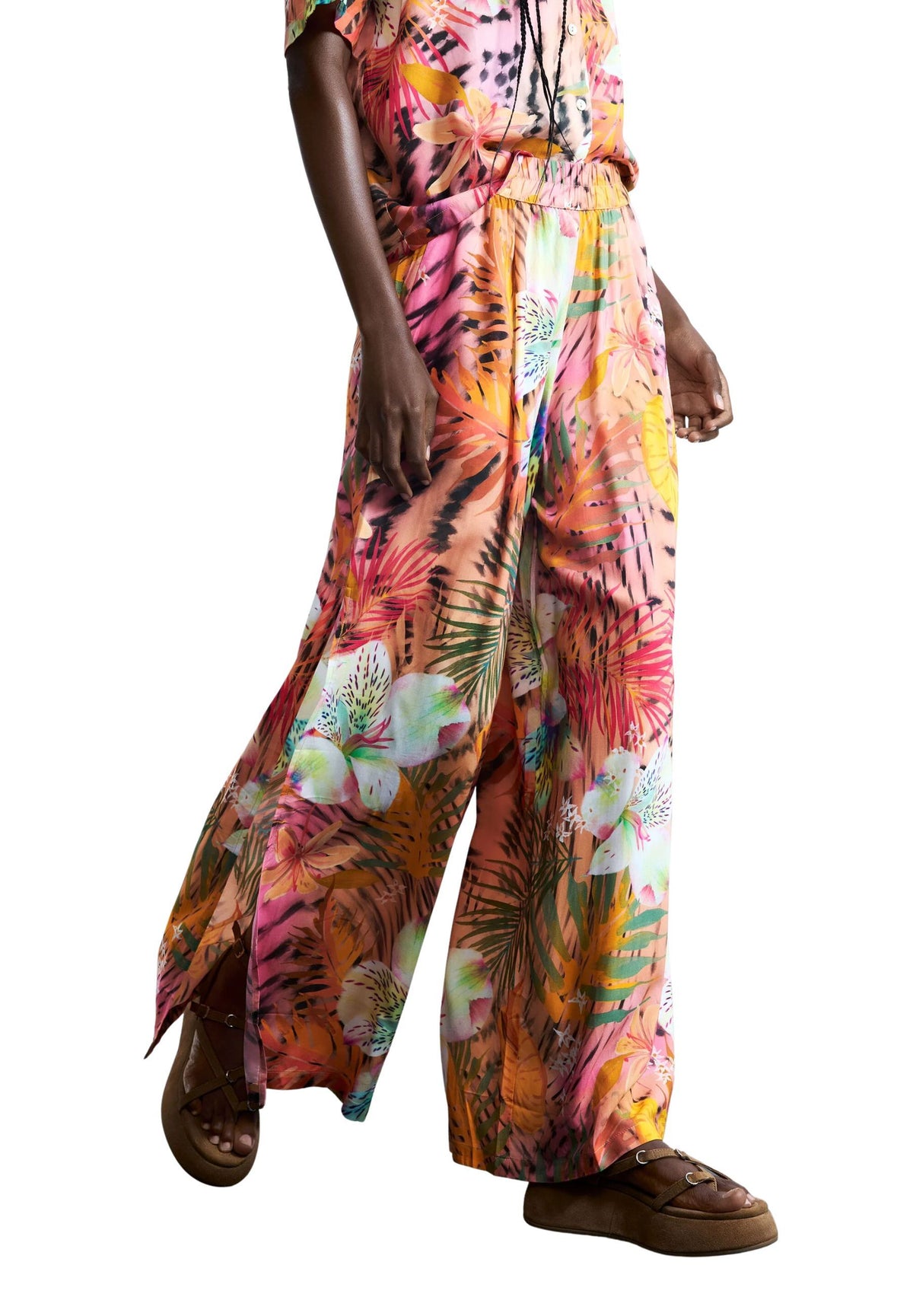 DESIGUAL Women's Red Trousers
