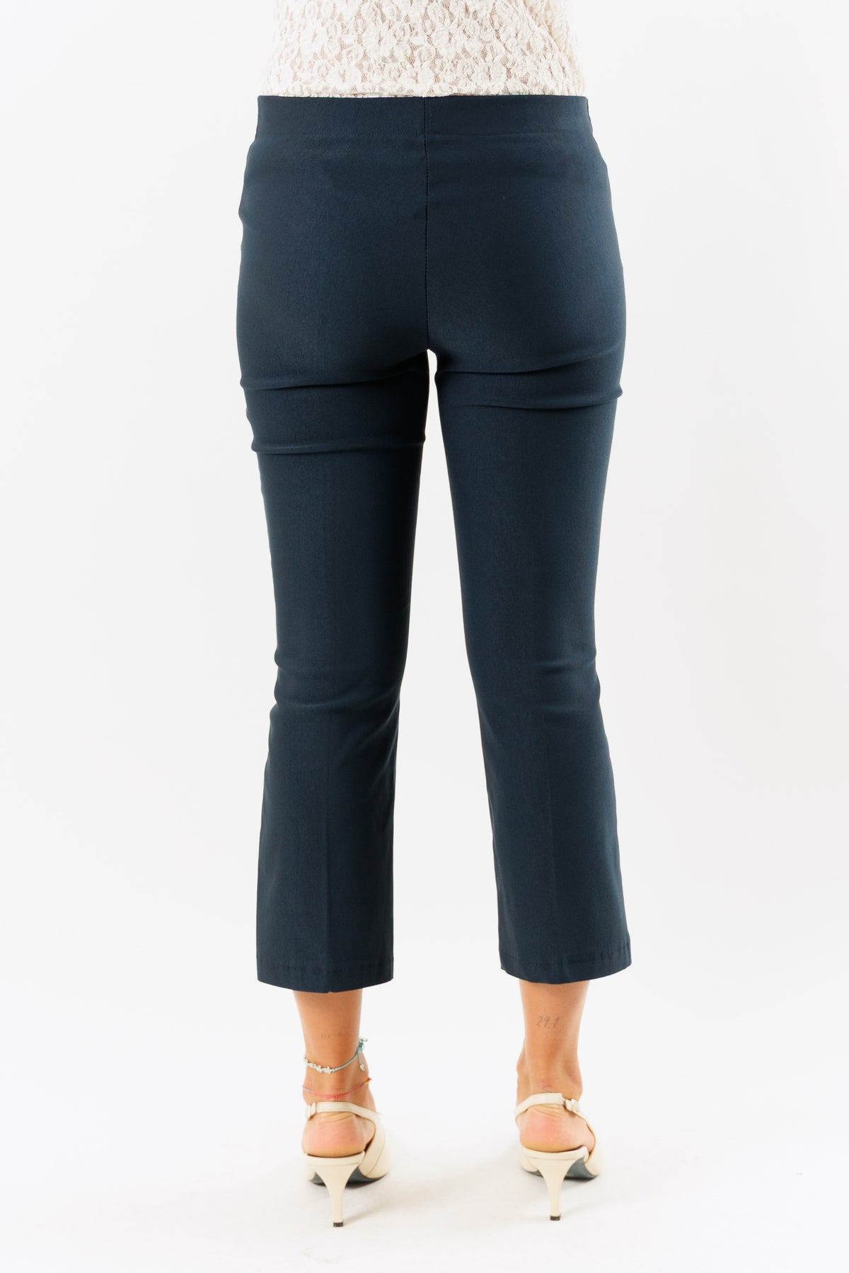 Pantaloni donna cropped elasticizzati AI26665