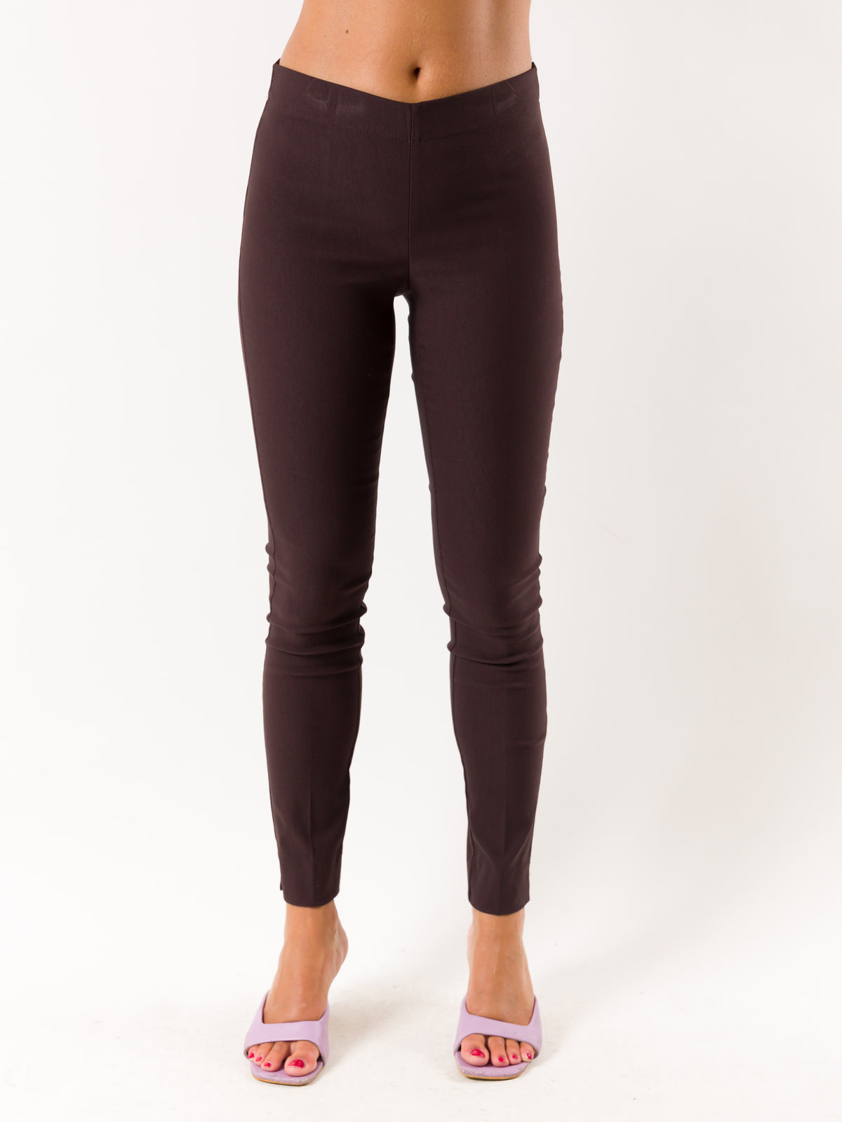 MESANGE Women's Trousers Dark Brown