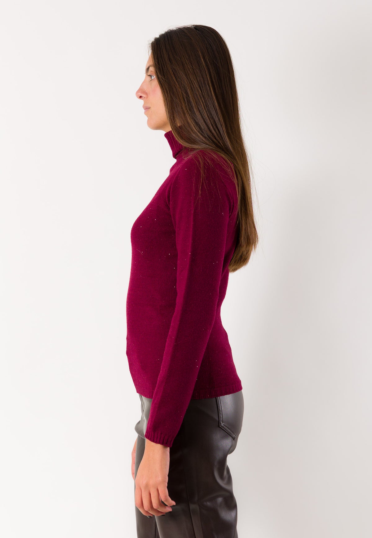 Pull dolcevita essenziale aderente 3M1747