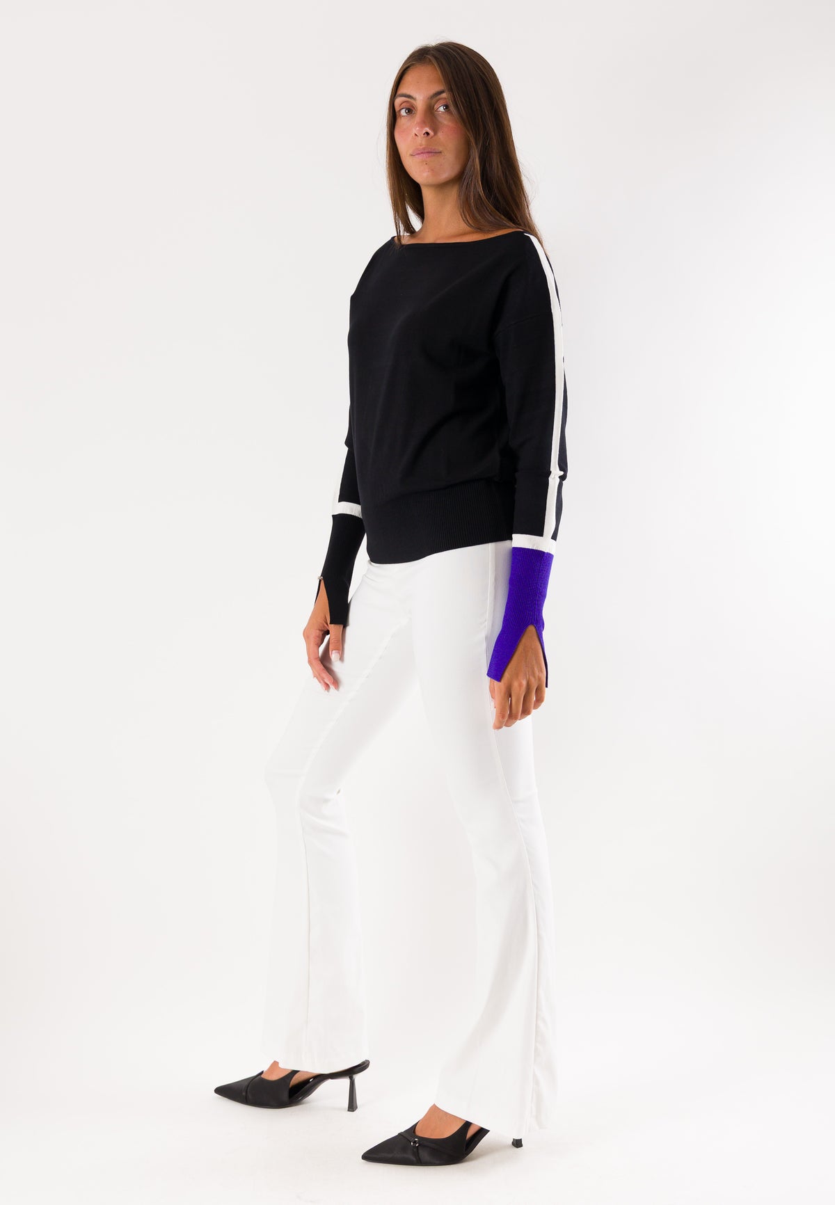 Maglia bicolore Patrizia Pepe 8K0387K7X5