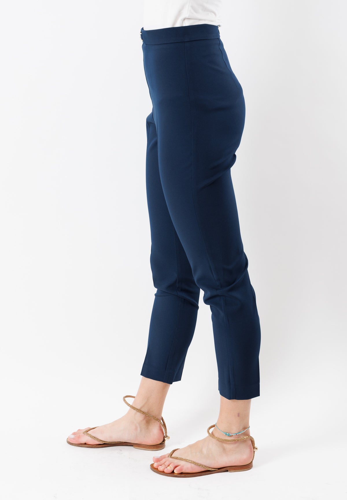 PE24095BLU - Trousers - MESANGE