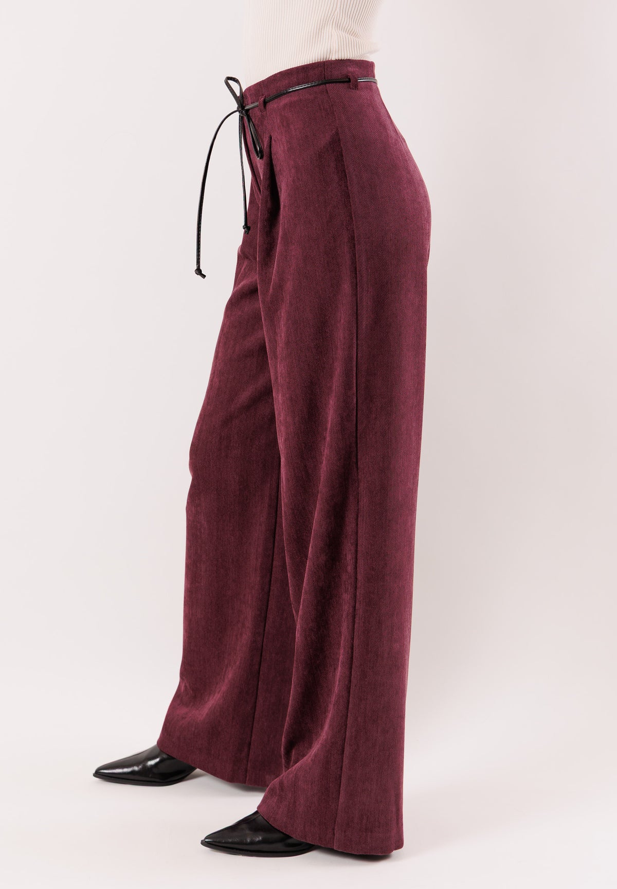 AI25656BORDEAUX - Trousers - MESANGE
