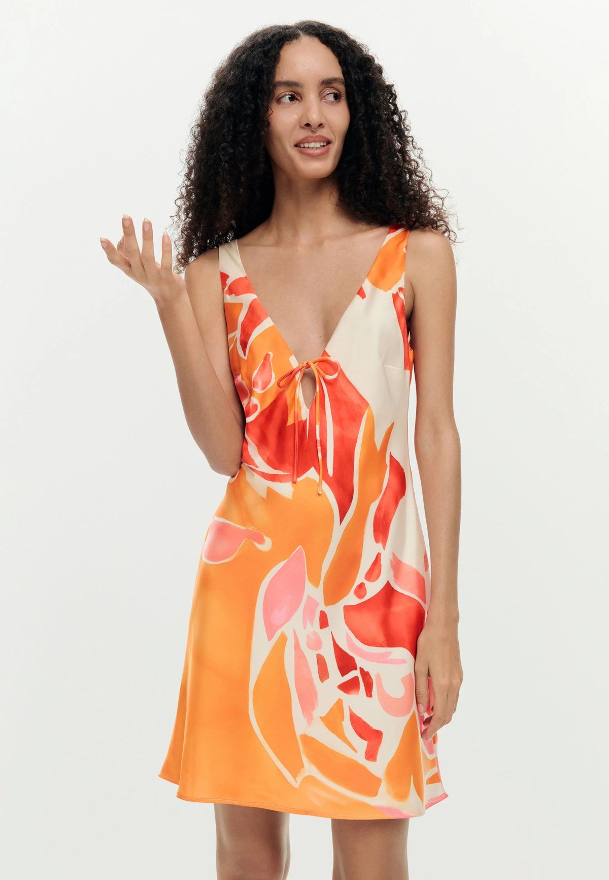 DESIGUAL Women's Orange Dresses