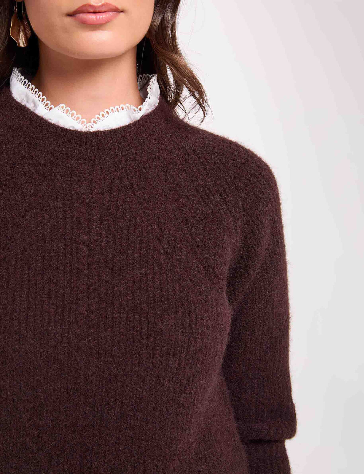 Morgan MVIENA maglia effetto doppio collo