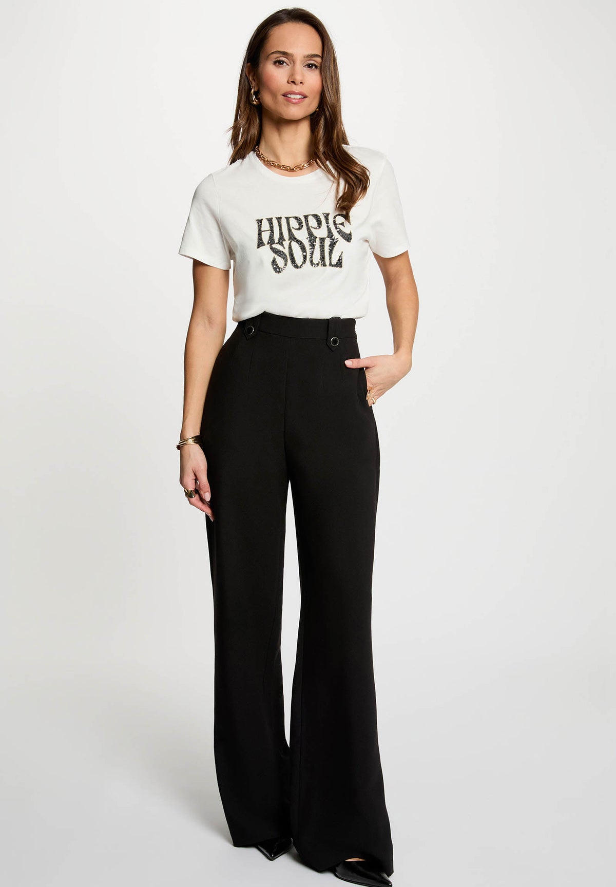 T-shirt con stampa decorativa frontale DARIO