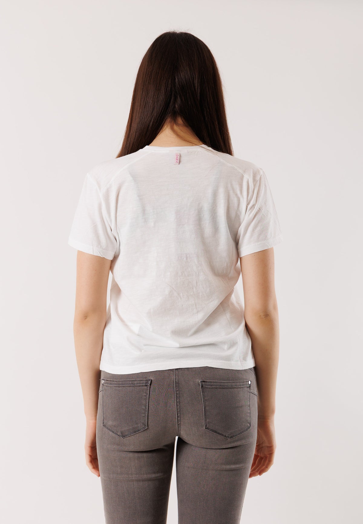 T-shirt scollo V morbida D42515