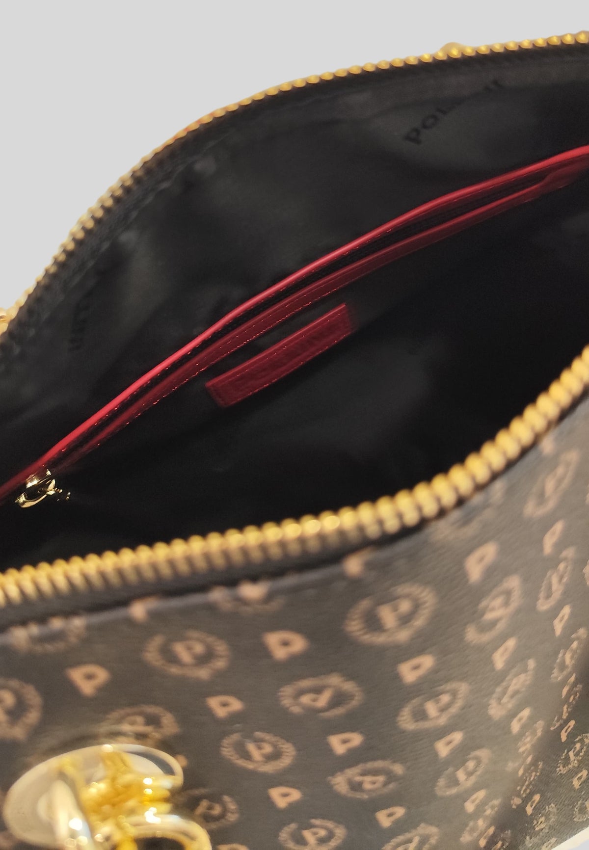 Borsa a mano con manici in vitello TE8411PP02Q1100BPVC NERO