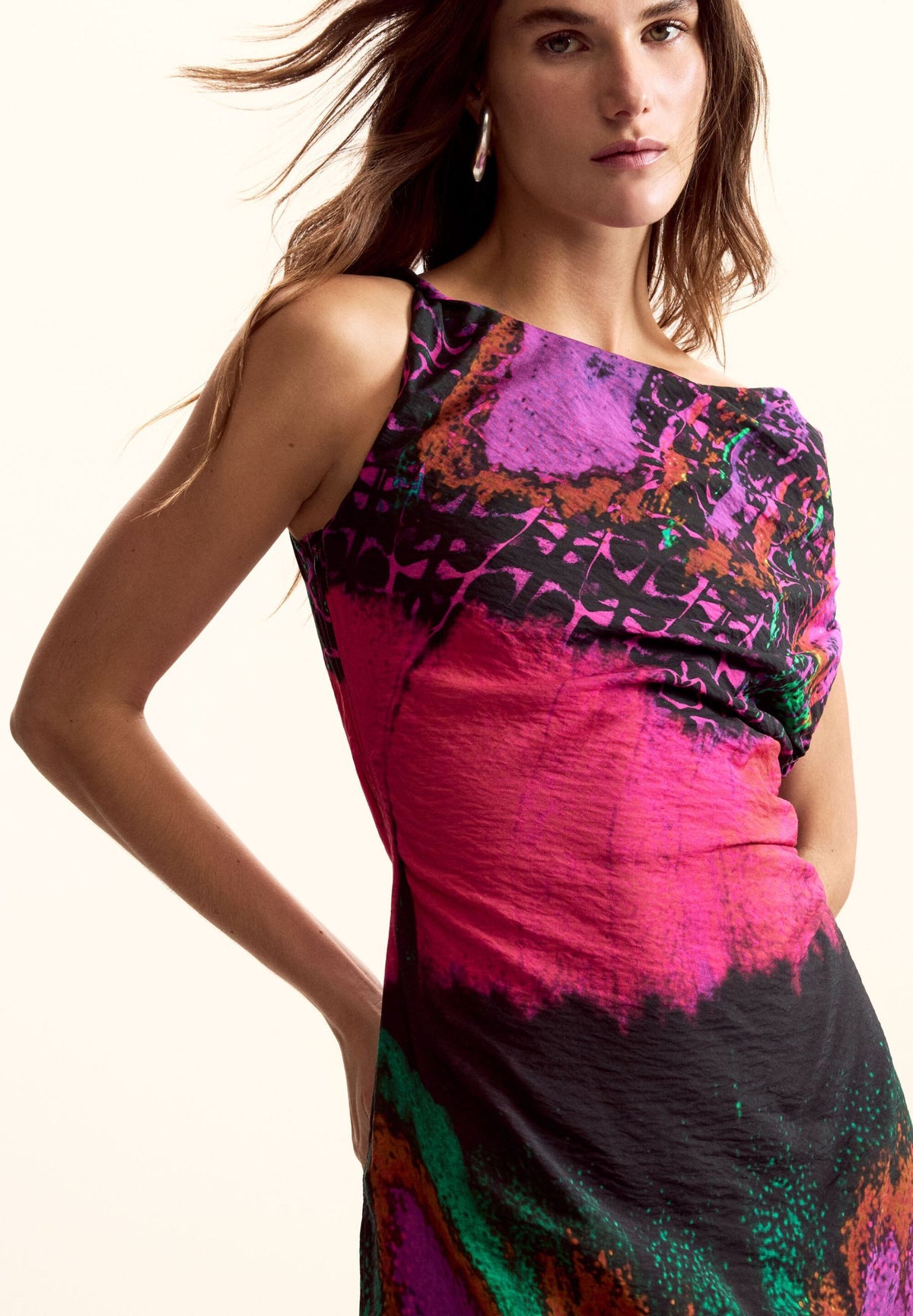 DESIGUAL Women's Dresses Red