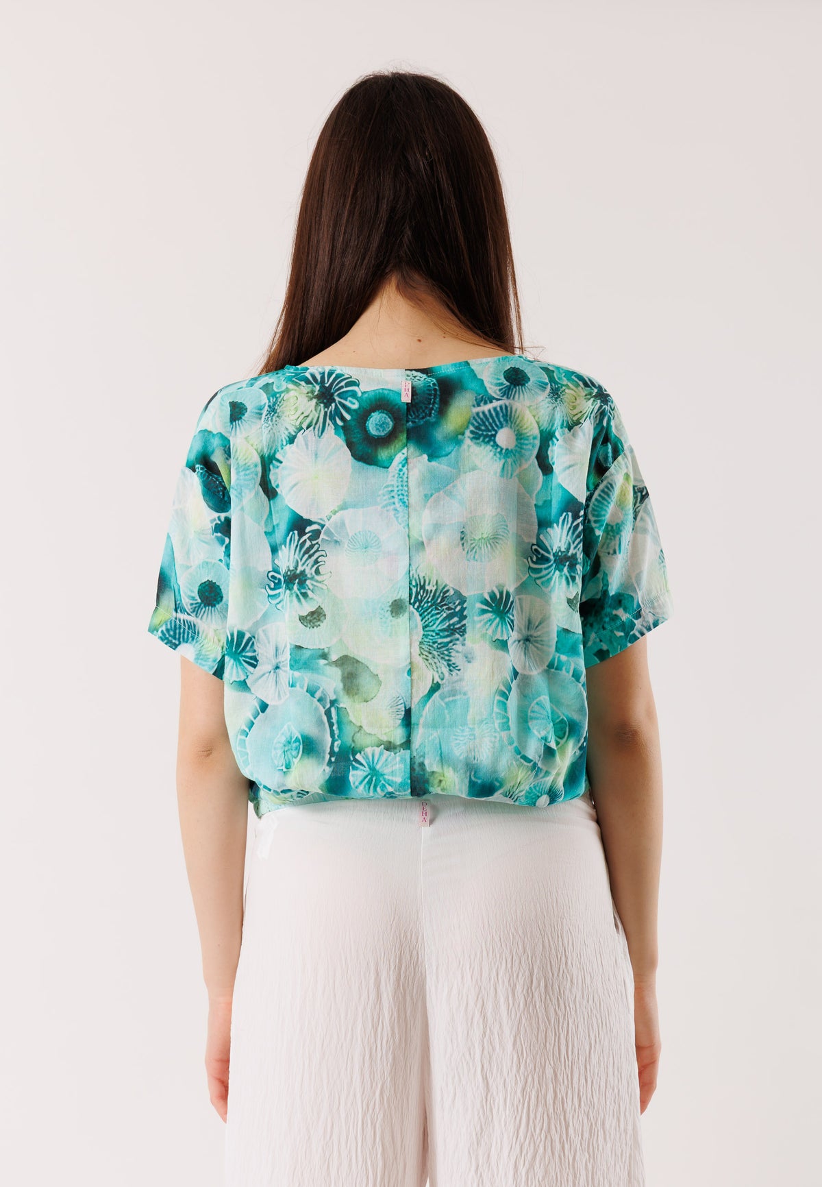 Blusa leggera in cotone D42533