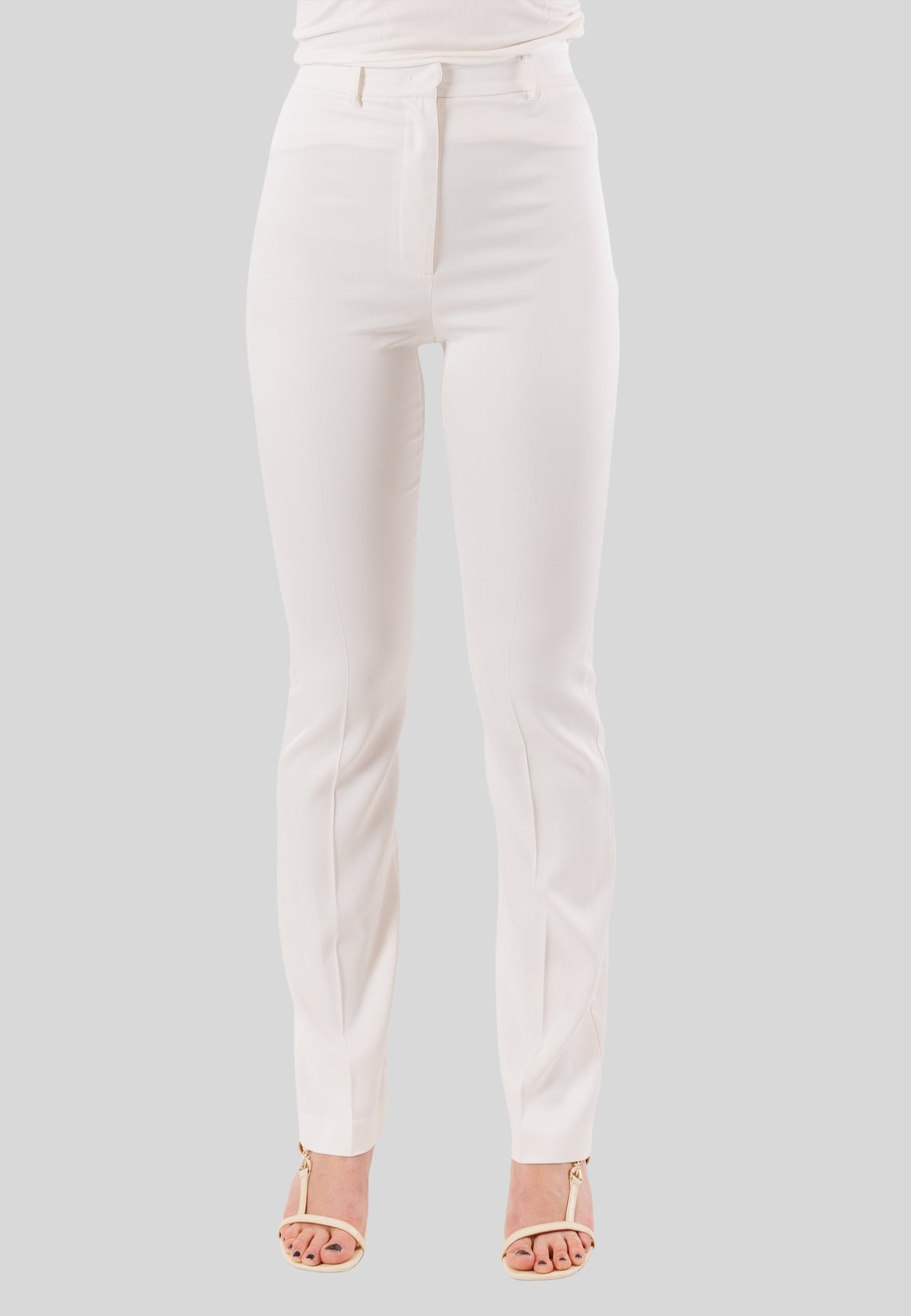 PATRIZIA PEPE Women's White Trousers