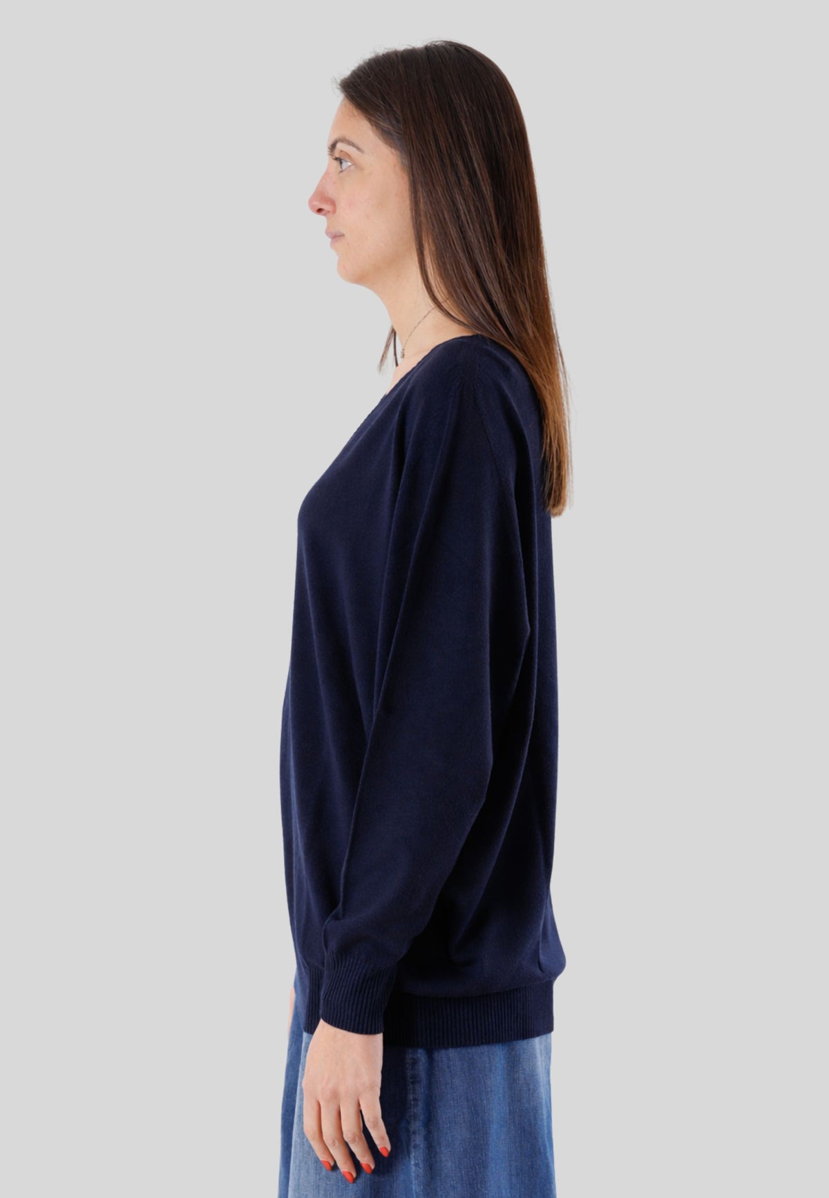 Maglia viscosa Scollo a V linea morbida 3M0815C