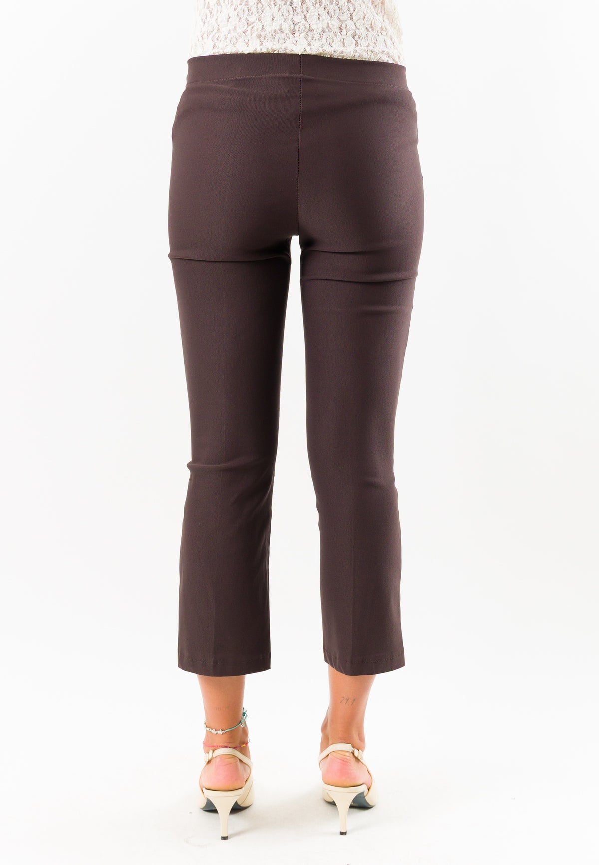 Pantaloni donna cropped elasticizzati AI26665