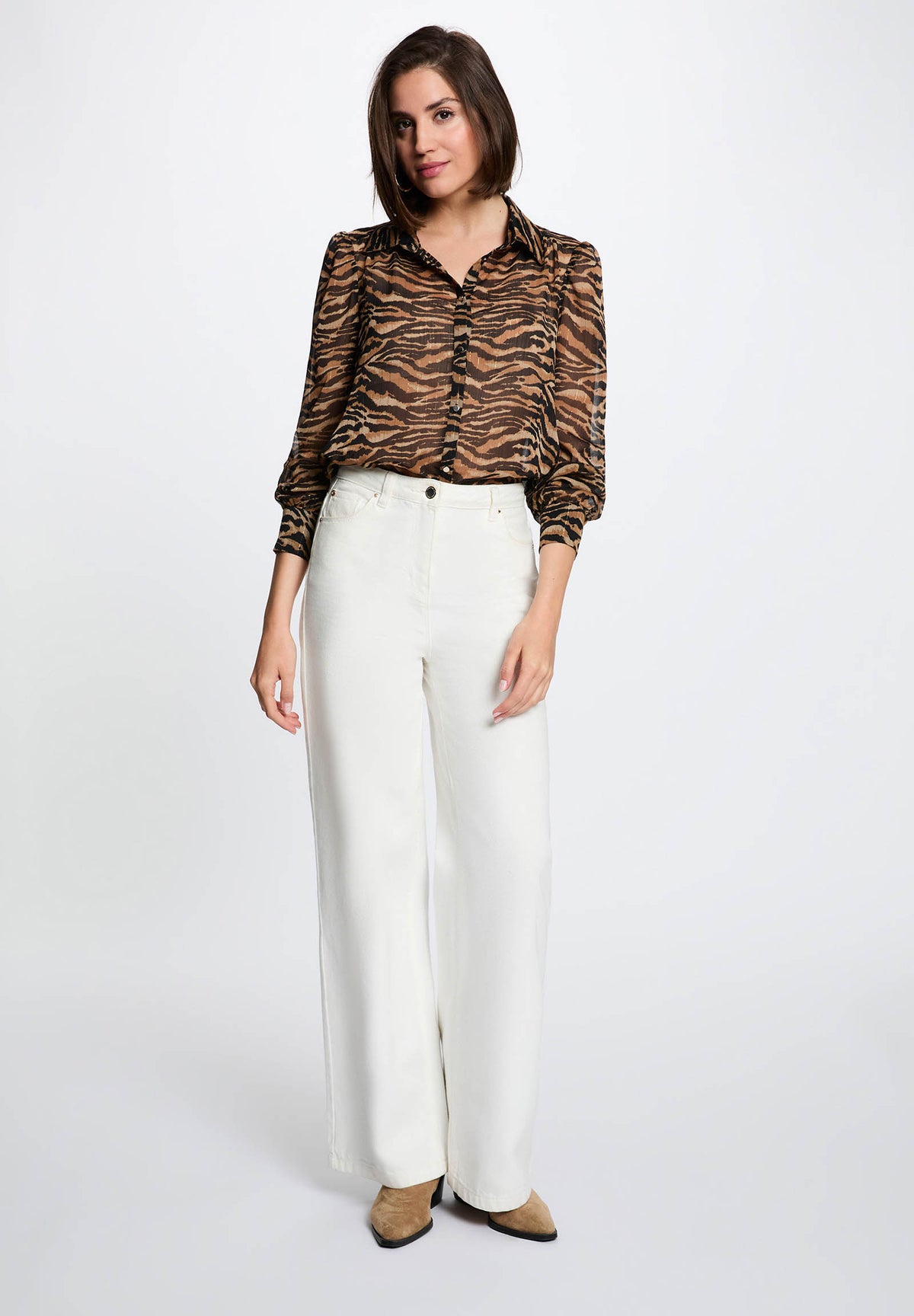Camicia fantasia animalier CAHEL ( TAGLIE FRANCESI )