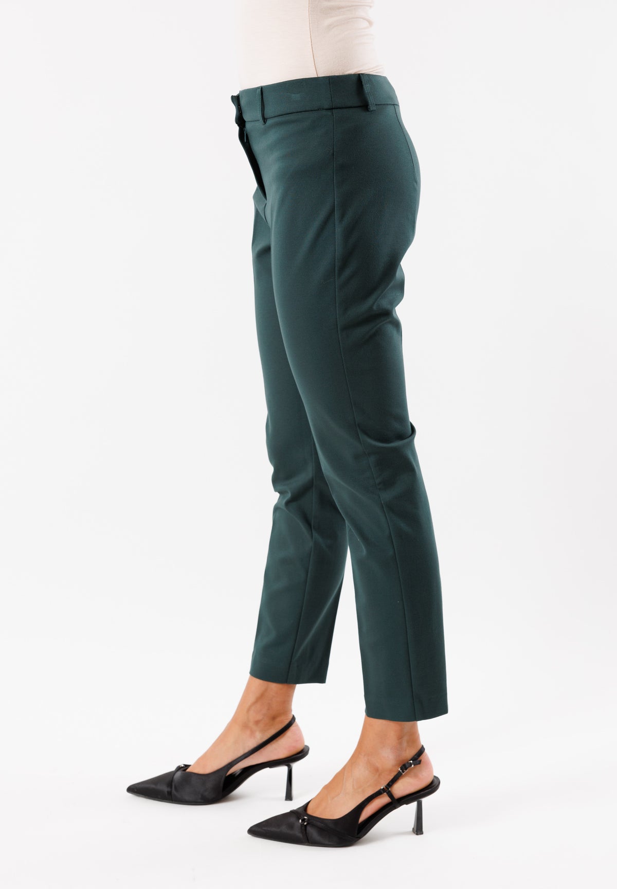 MESANGE Women's Green Trousers