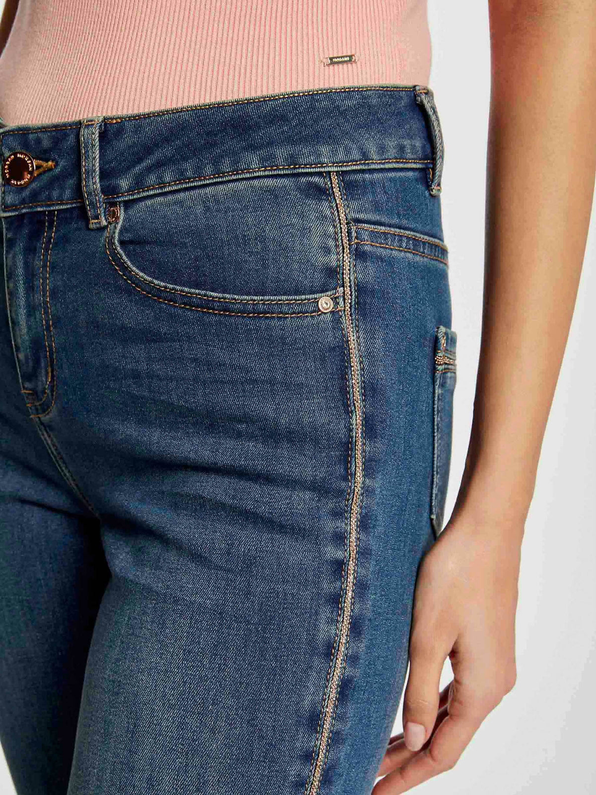 Jeans slim fit PCLEM( TAGLIE FRANCESI )