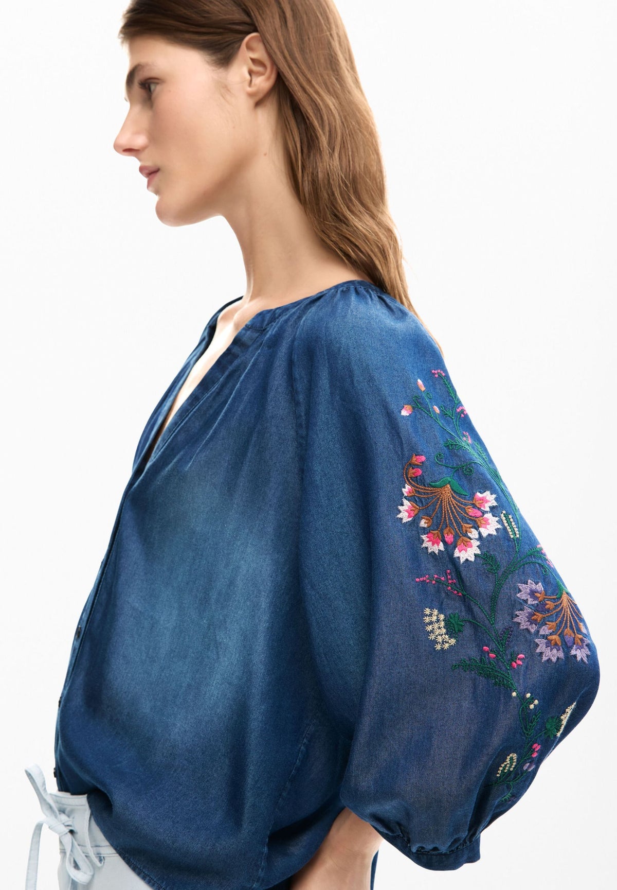 Desigual Women's Blouse Blue