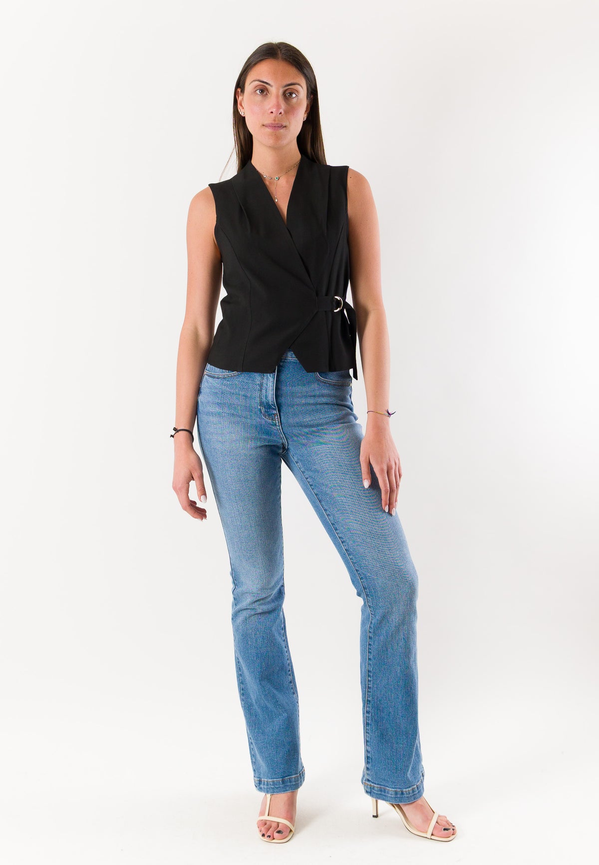 PE26281NERO - Vest - MESANGE