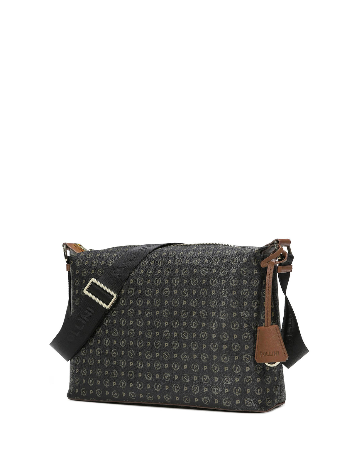 Borsa Hobo Heritage Logo Classic Nero/marrone TE8400PP02Q1100DPVC NERO
