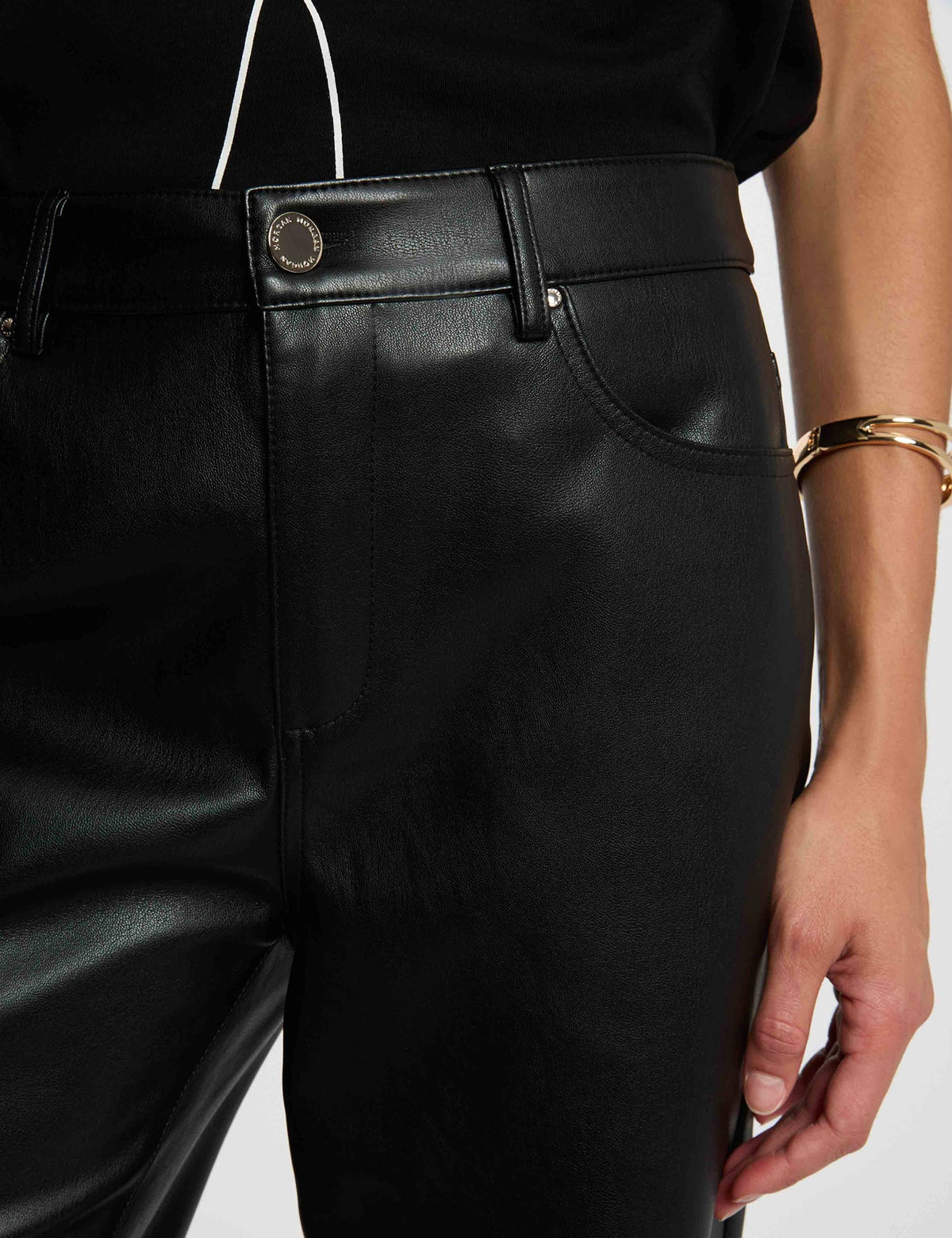 Pantaloni bootcut in similpelle PEMPER ( TAGLIE FRANCESI )