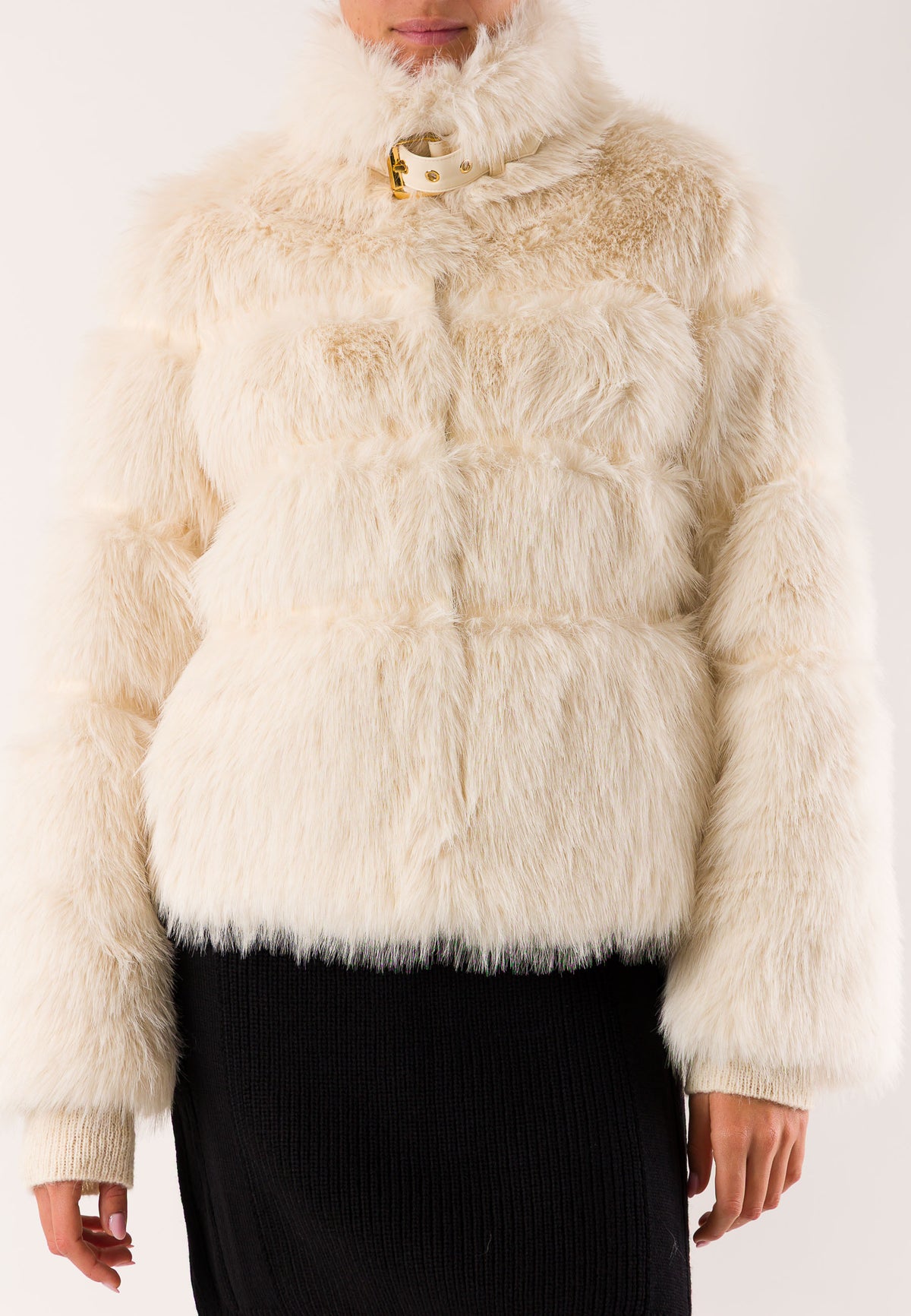 Patrizia Pepe 2O0185 eco-pelliccia cropped