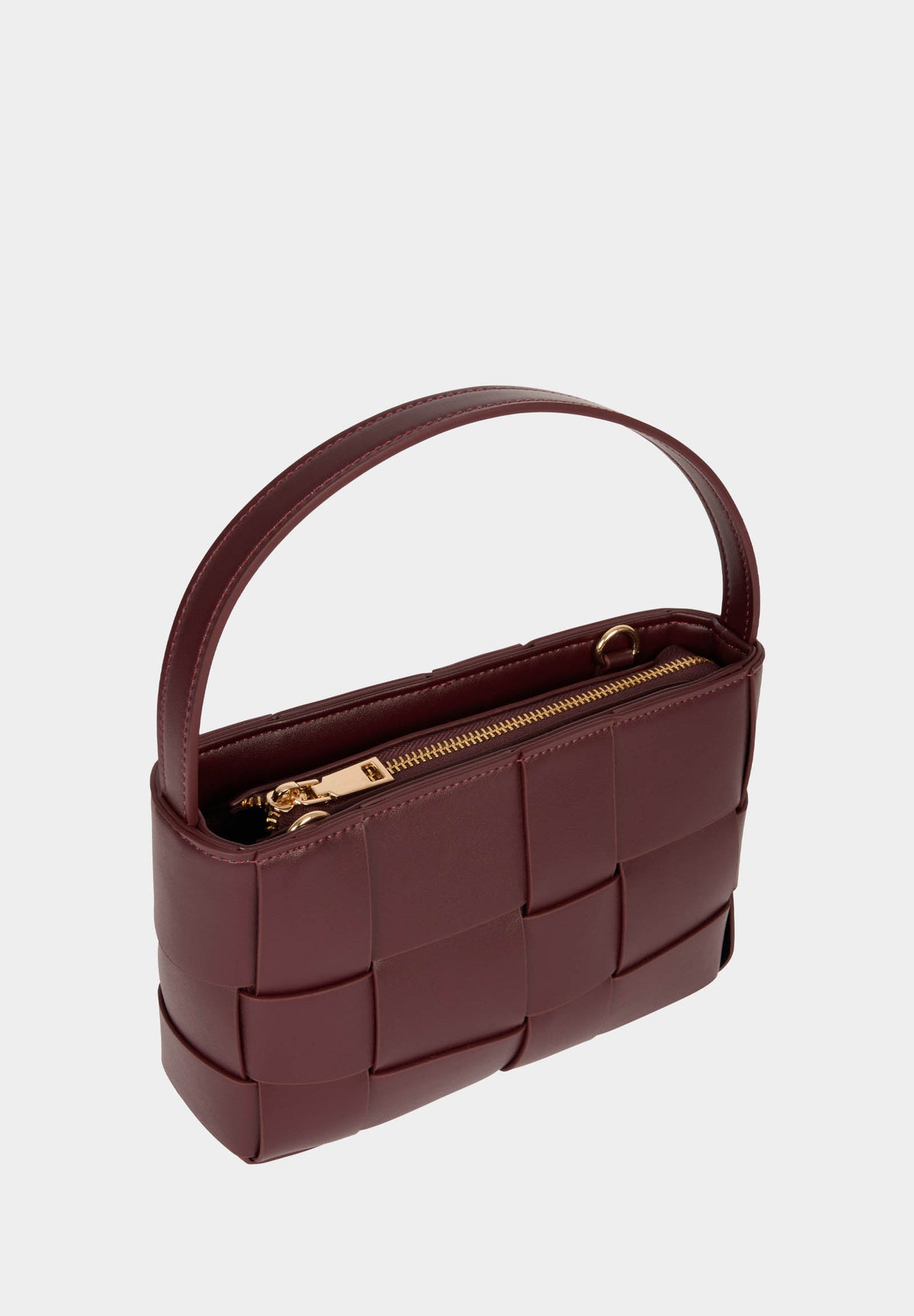 Borsa in ecopelle effetto intrecciato 2RUFUS