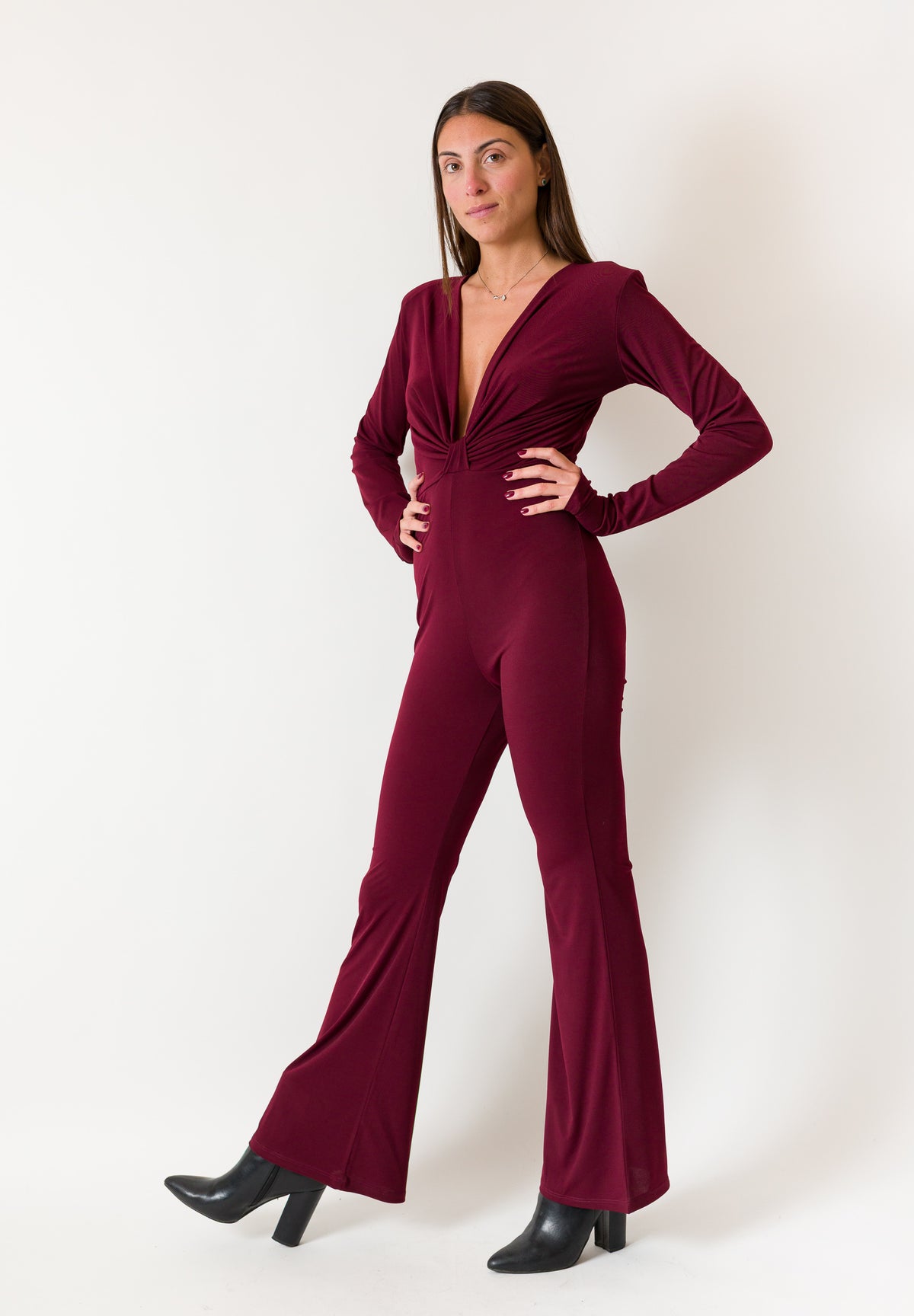 MR5039FBORDEAUX - Jumpsuit - KONTATTO