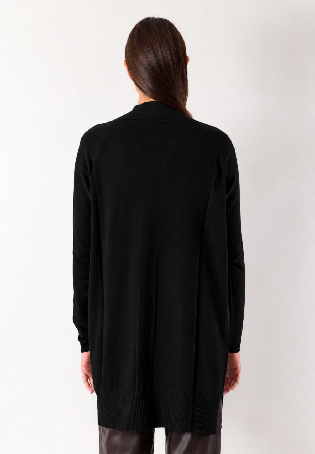 Cardigan lungo aperto fluido 3M1710