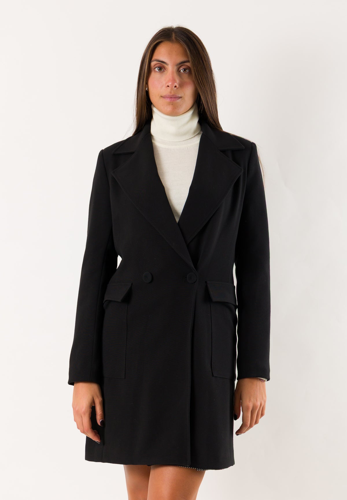 Mesange AI26690 cappotto doppiopetto elegante