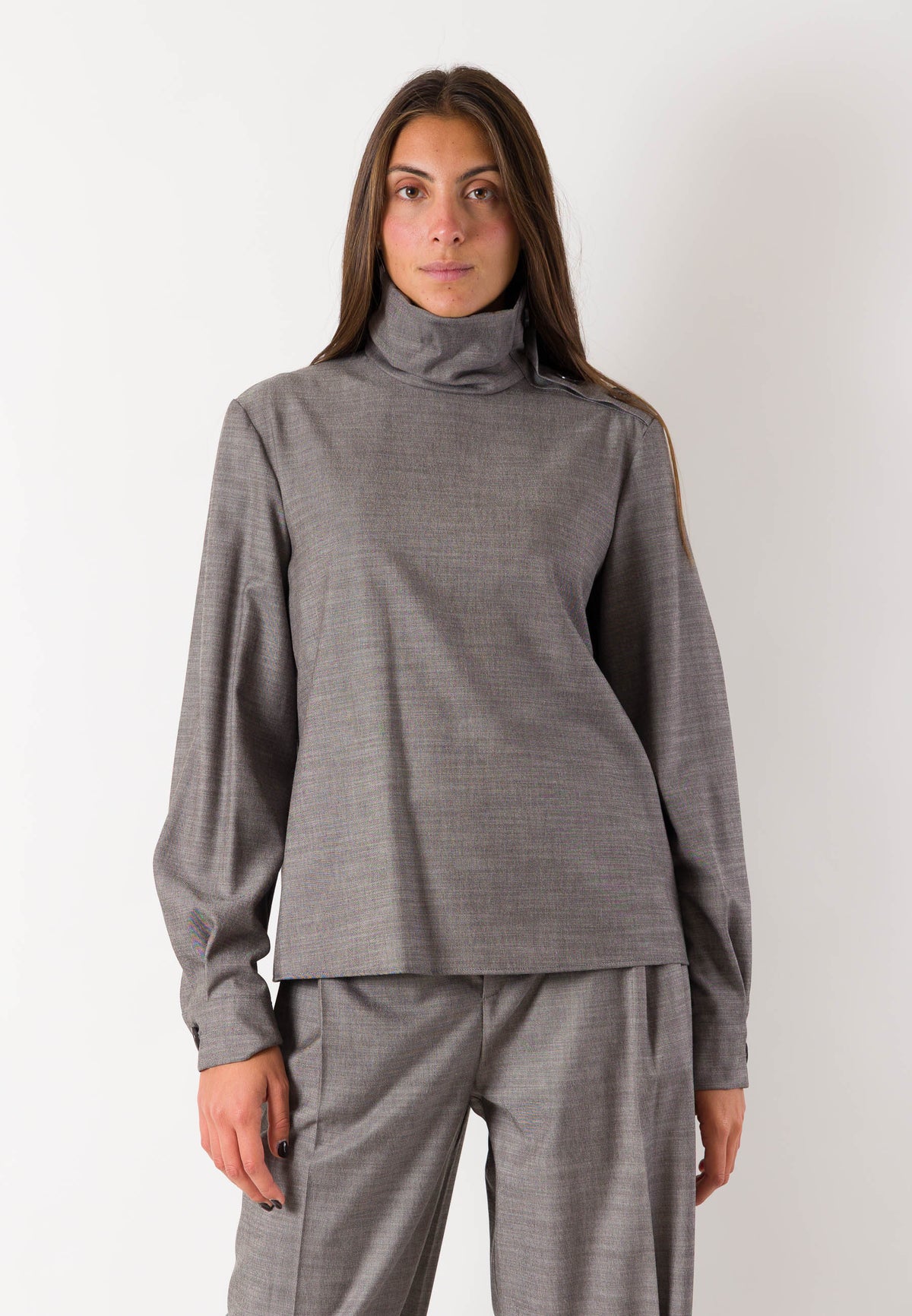 Camicia collo alto morbido 8C0340