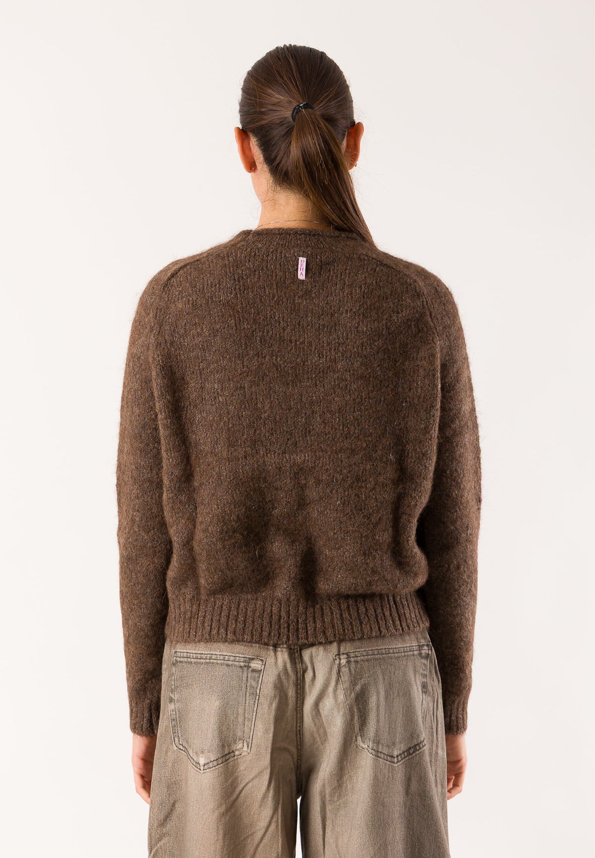 Deha D52700 maglia jacquard alpaca