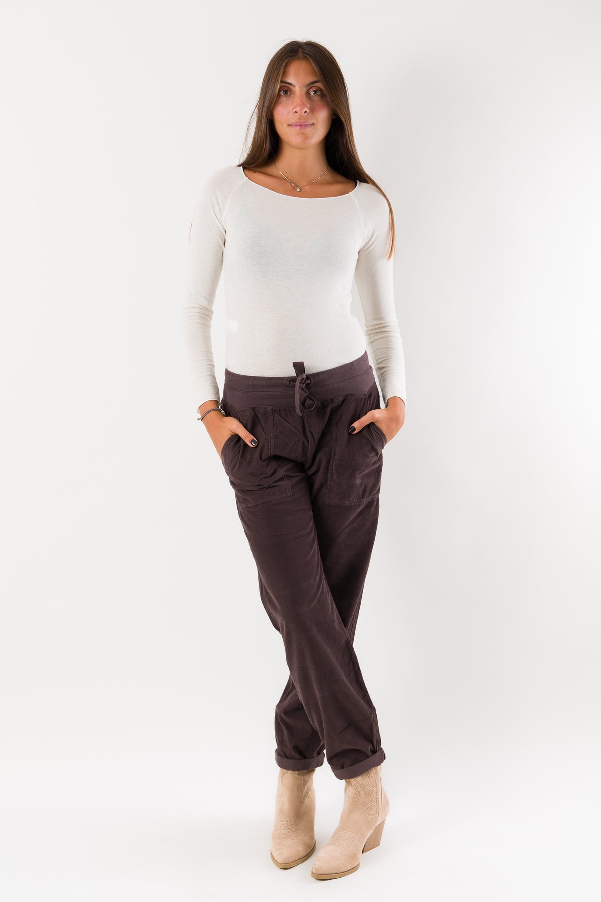 Pantaloni jogger in cotone D52359
