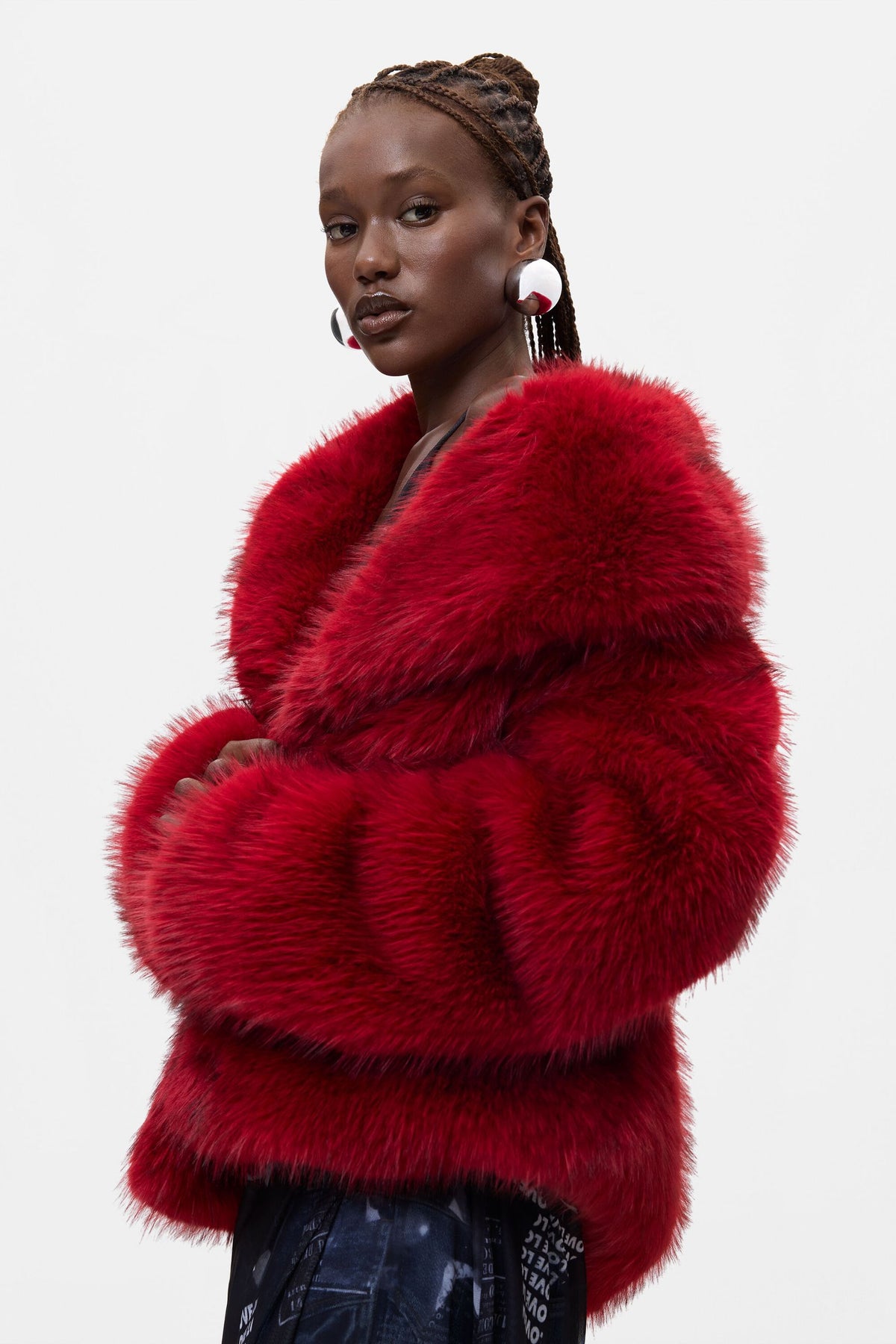 cappotto corto in pelliccia 26WWEW553029
