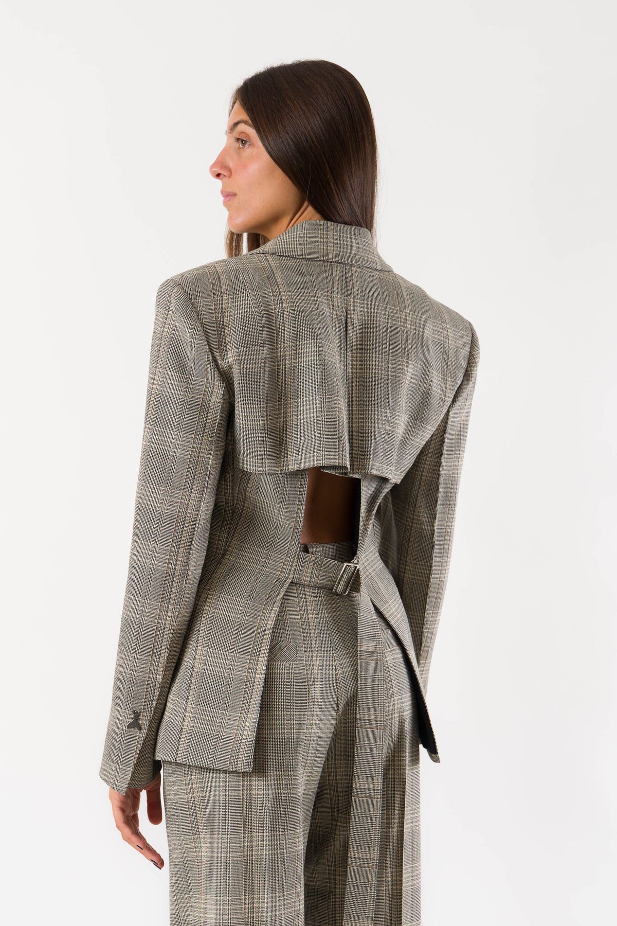 Giacca check Patrizia Pepe 8S0040C8003