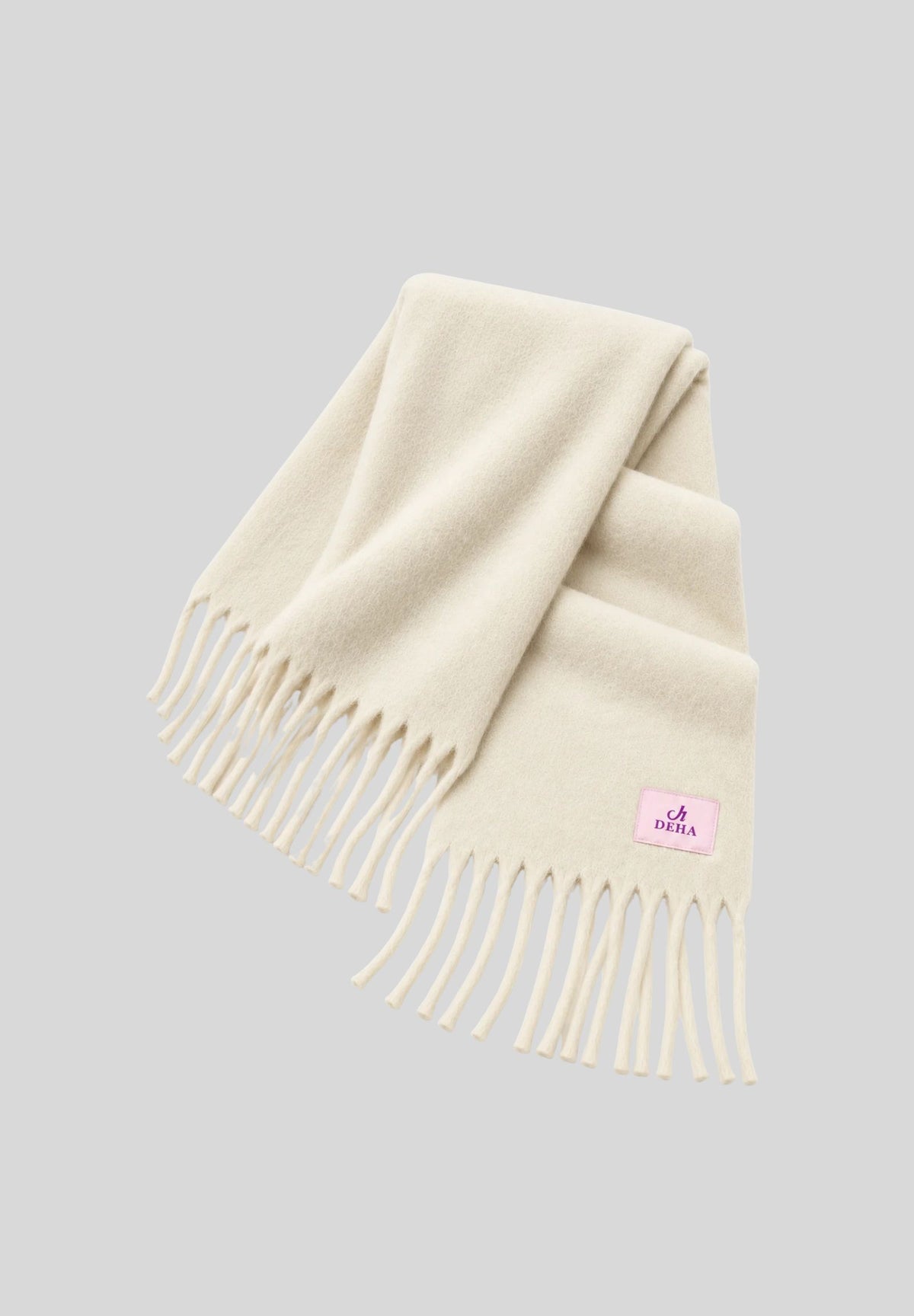 Sciarpa Donna DEHA con Frange – Milk White D1291018001
