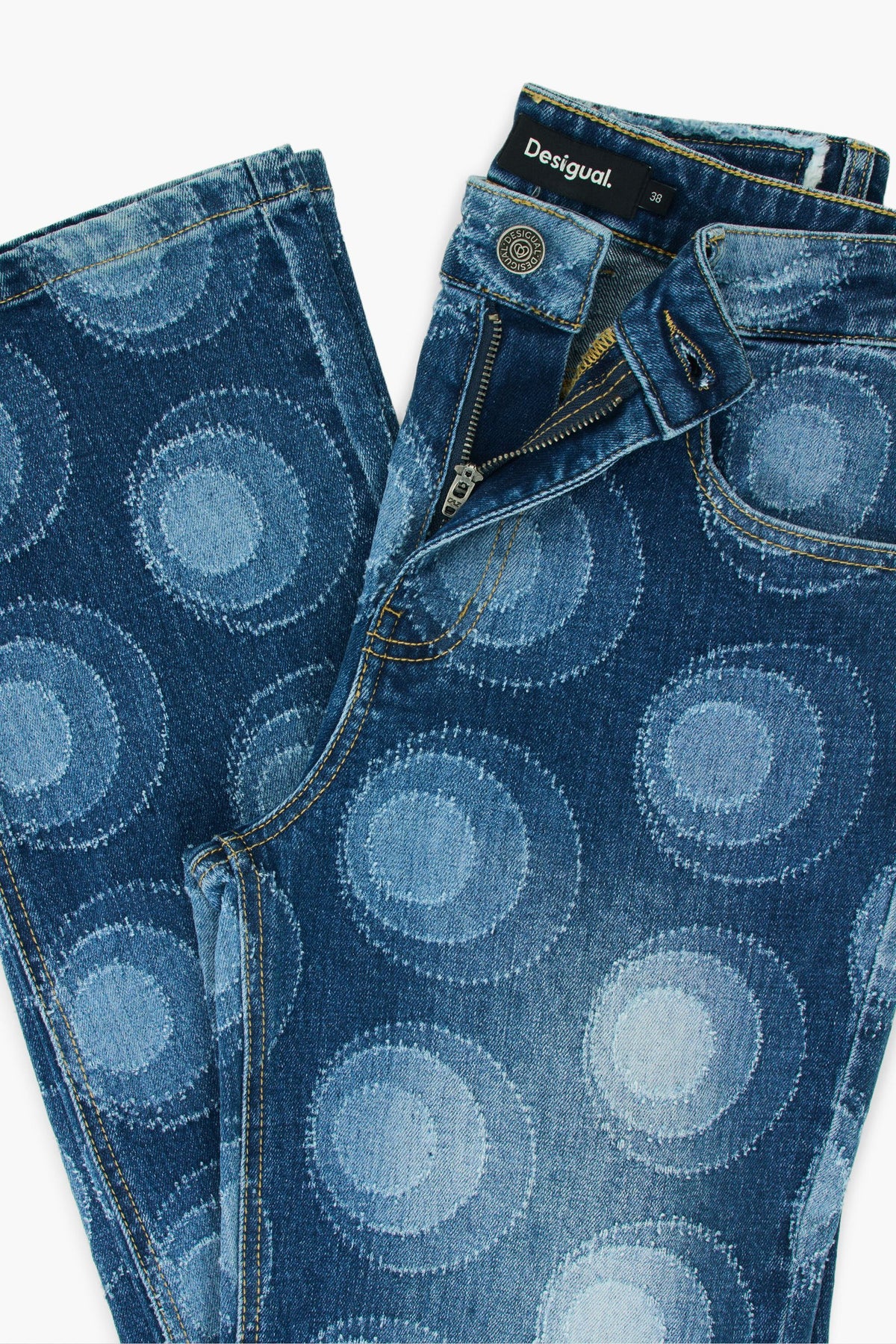 pantalone jeans stampato slim 26WWDD235053