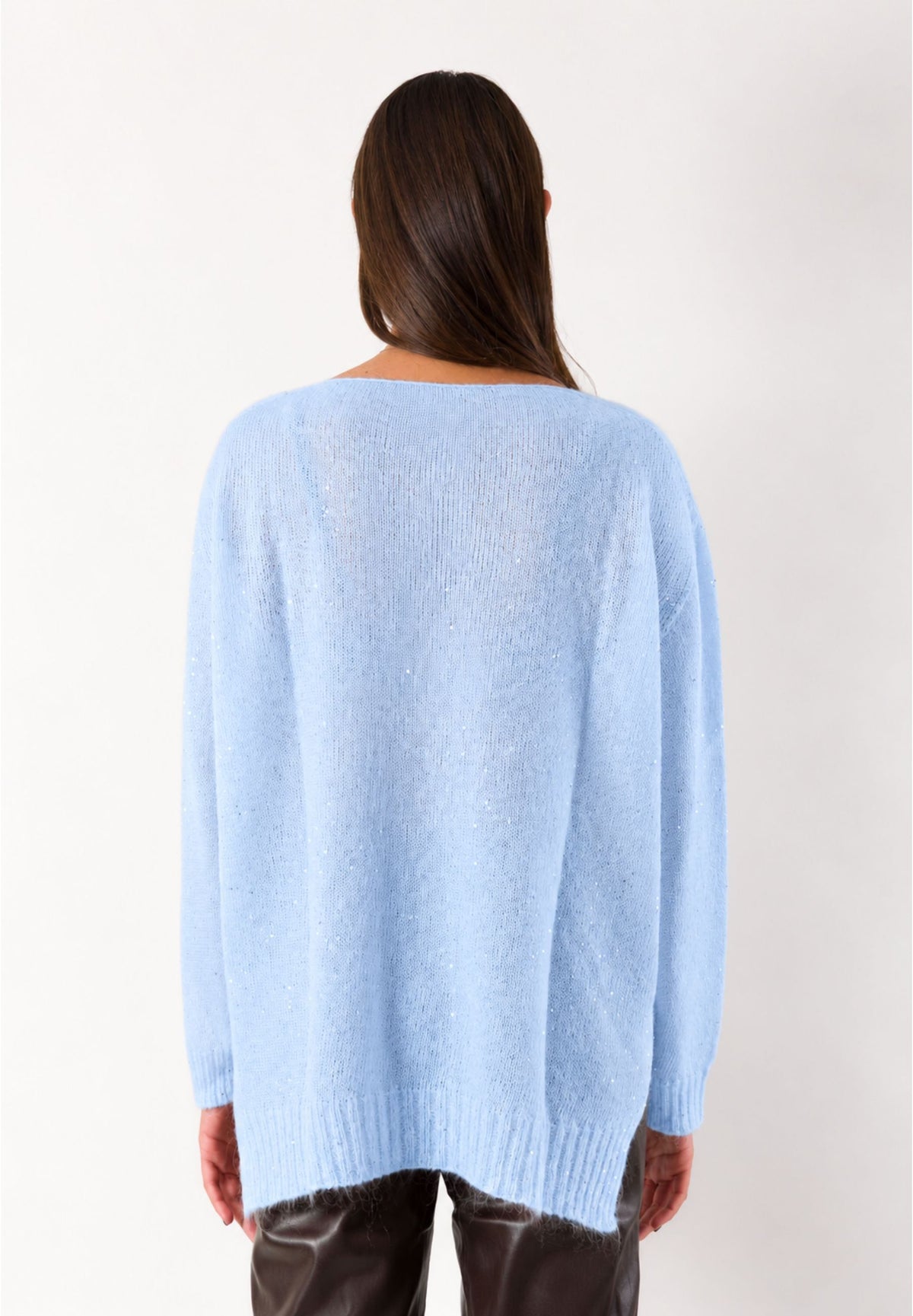 Maglia morbida girocollo essenziale 3M1801